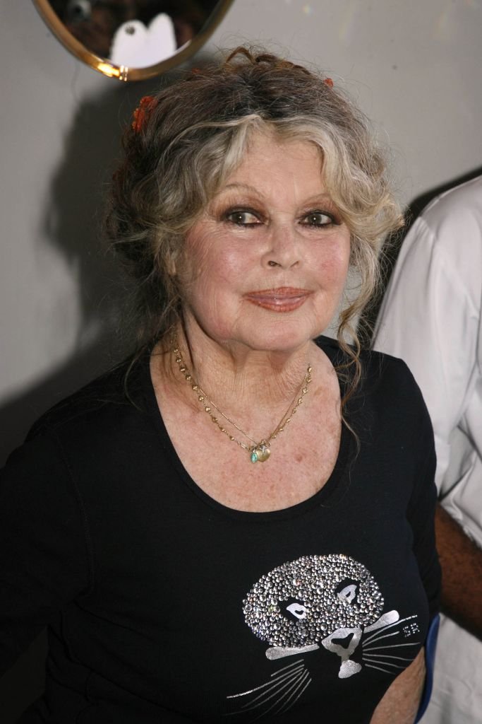 Brigitte Bardot s'apprête à couper le gâteau de fête à la fête d'anniversaire de la Fondation Brigitte Bardot au Théâtre Marigny, près des Champs Elysées le 28 septembre 2006 à Paris. | Photo : Getty Images