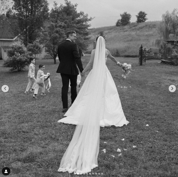 Major and Mateo Martino with Ian Hock and Eva Amurri having fun on Eva Amurri and Ian Hock's wedding day, posted on July 2, 2024 | Source: Instagram/thehappilyeva