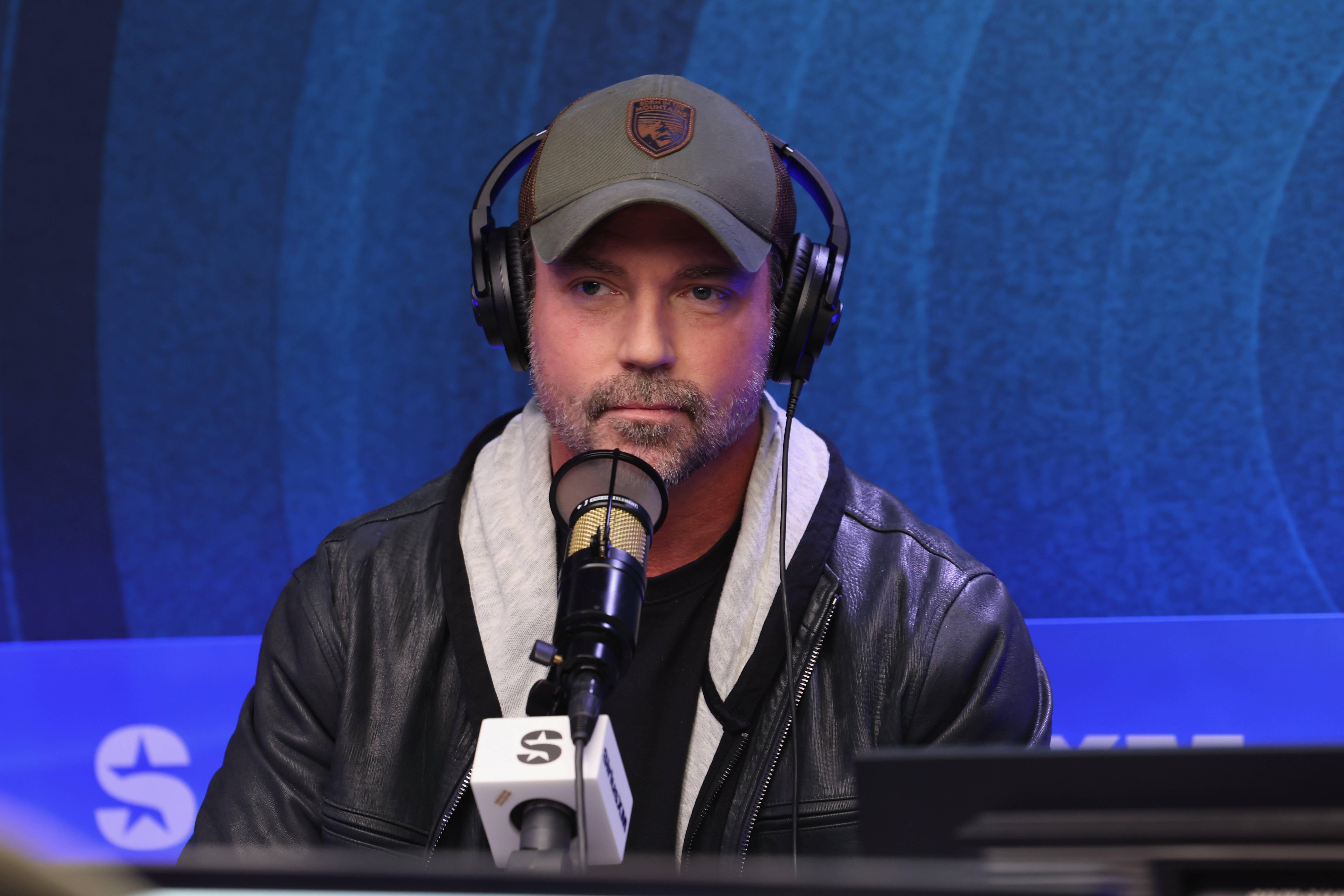 Aaron Phypers visits SiriusXM Studios in Los Angeles on January 3, 2025 | Source: Getty Images