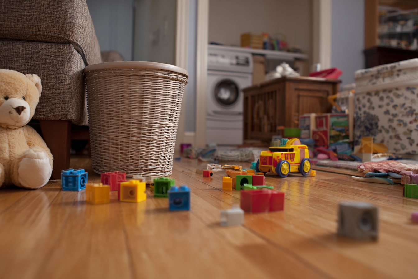 Toys scattered on the floor | Source: Midjourney