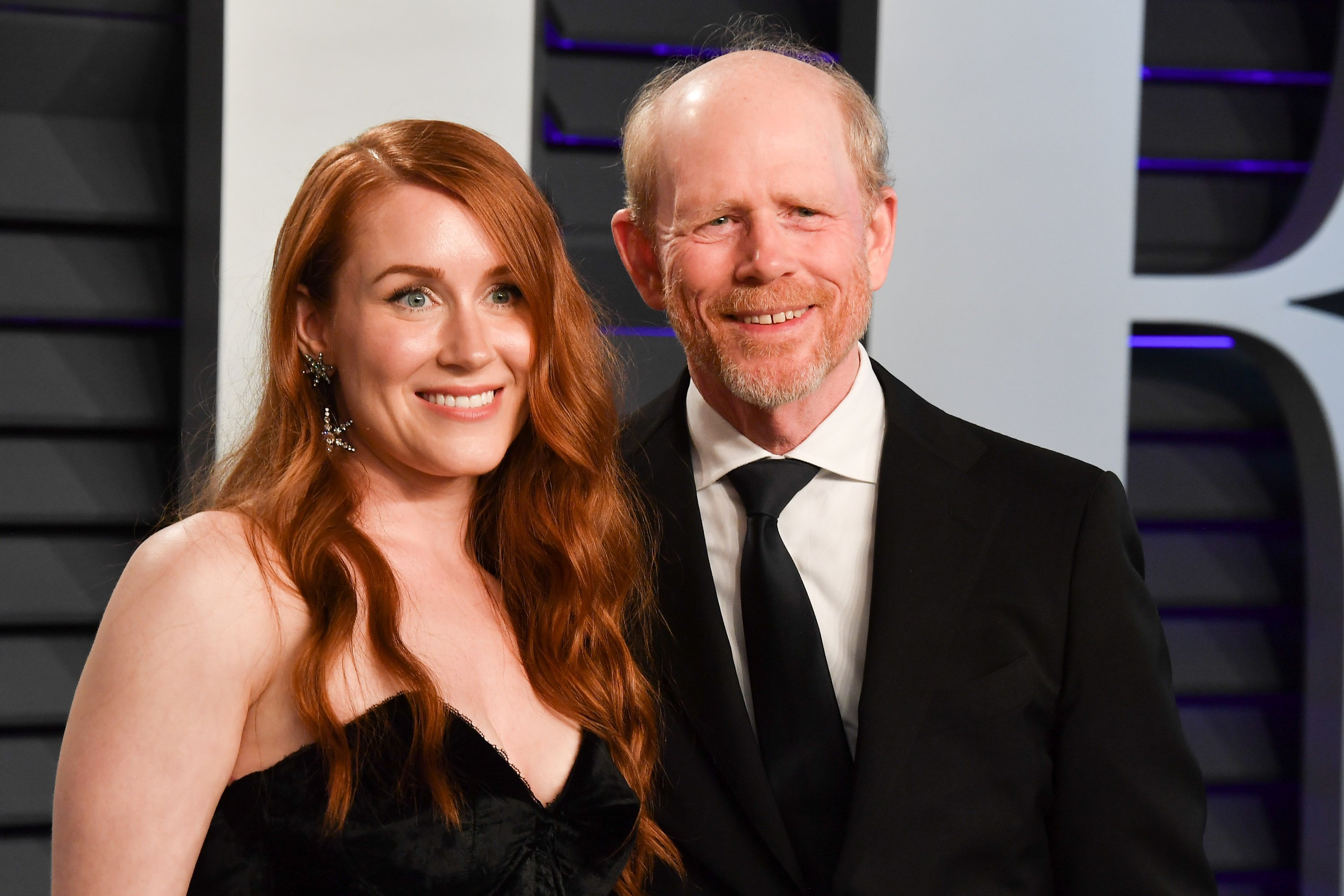 Paige Howard and Ron Howard attend the 2019 Vanity Fair Oscar Party hosted by Radhika Jones at Wallis Annenberg Center for the Performing Arts on February 24, 2019 in Beverly Hills, California | Source: Getty Images 