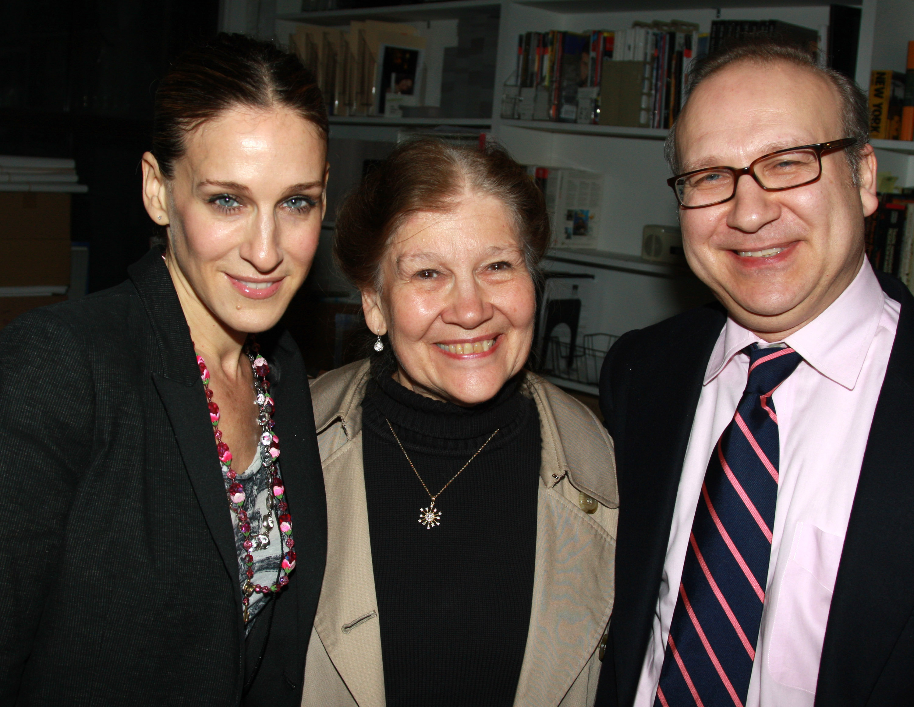 Sarah Jessica Parker, Barbra Forste, and Pippin Parker on February 6, 2008 in New York City | Source: Getty Images