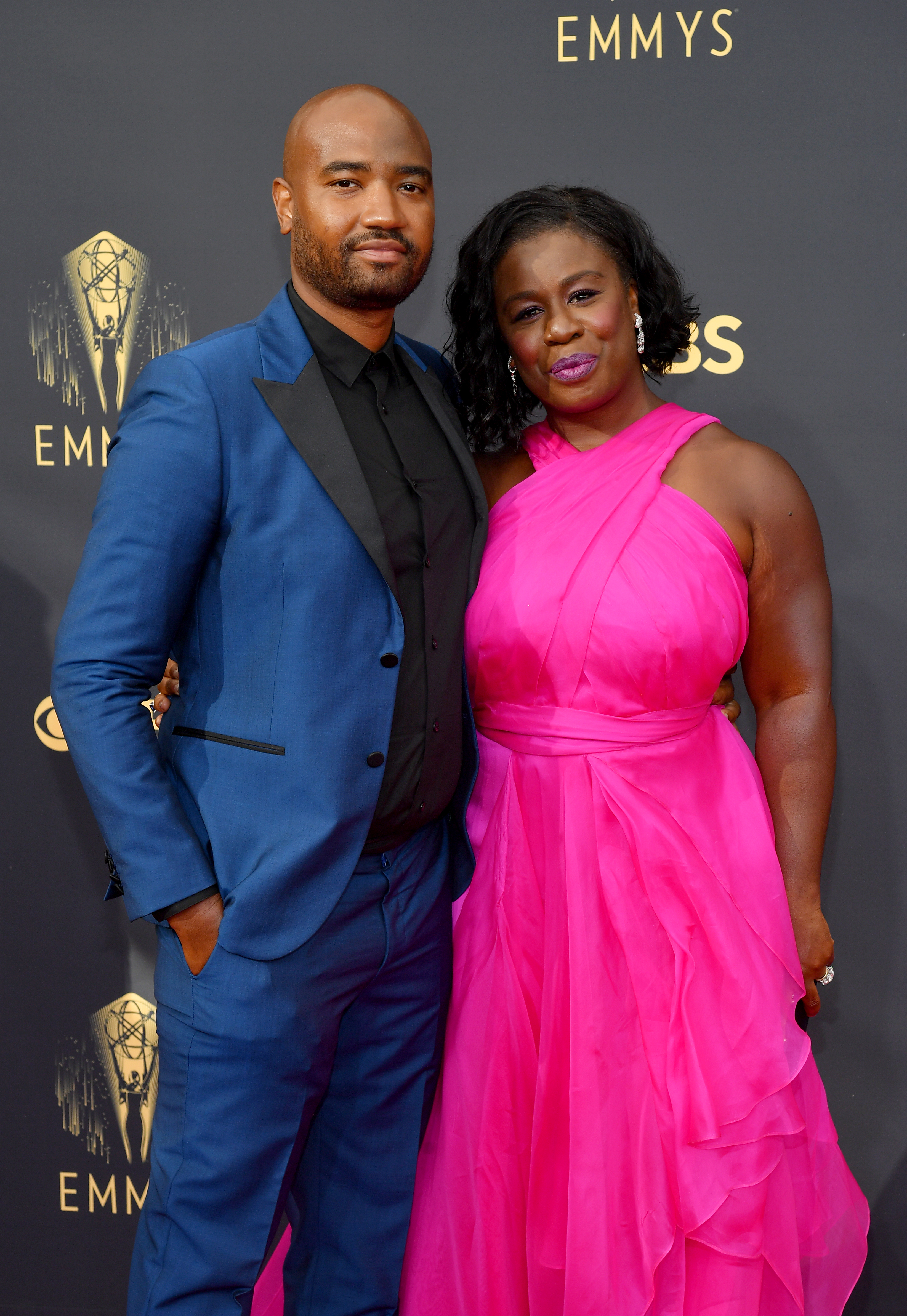 Robert Sweeting and Uzo Aduba at the 73rd Primetime Emmy Awards on September 19, 2021, in Los Angeles, California. | Source: Getty Images
