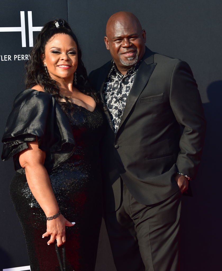 Tamela Mann and David Mann attend Tyler Perry Studios Grand Opening Gala - Arrivals at Tyler Perry Studios on October 5, 2019 | Photo: Getty Images