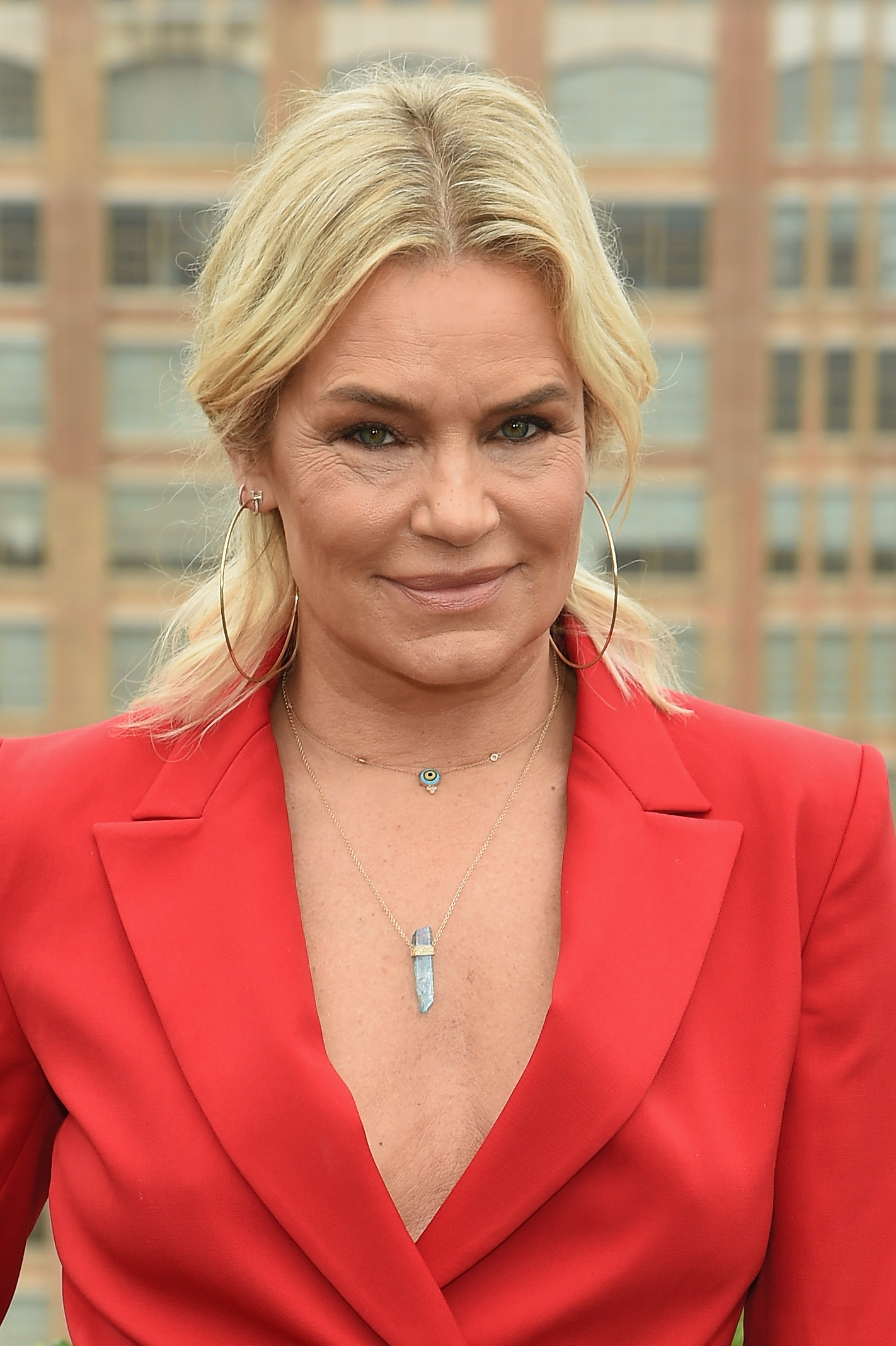 Yolanda Hadid attends the Oscar De La Renta front Row during New York Fashion Week: The Shows on September 11, 2018 | Source: Getty Images