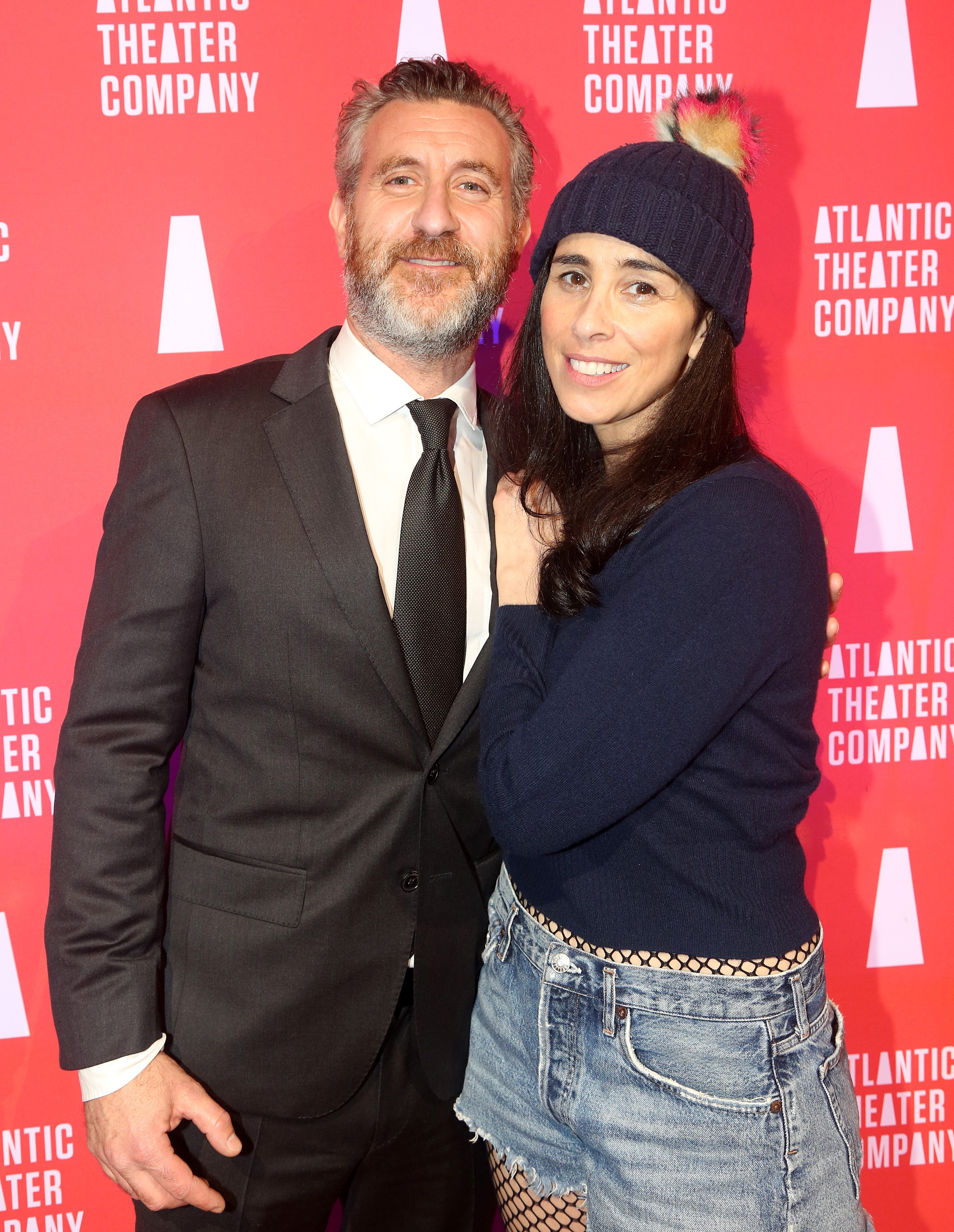 May 23, 2022, at the Atlantic Theater Theater in New York, Rory Albaney and Sara Silverman . source: Getty Images
