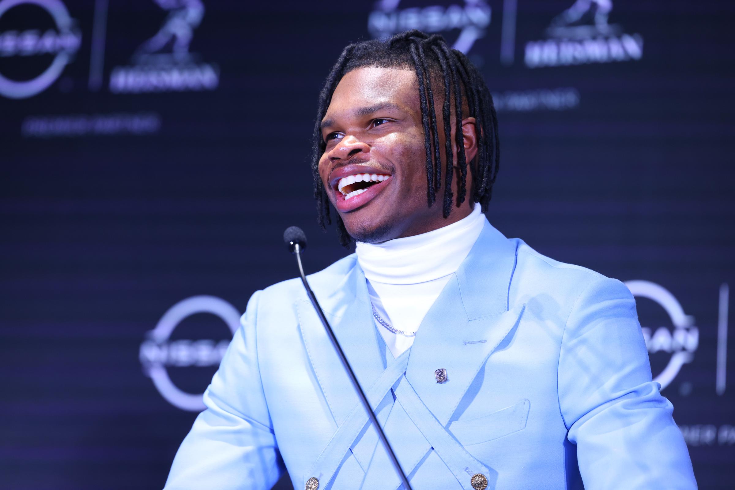 Travis Hunter on December 14, 2024, in New York | Source: Getty Images