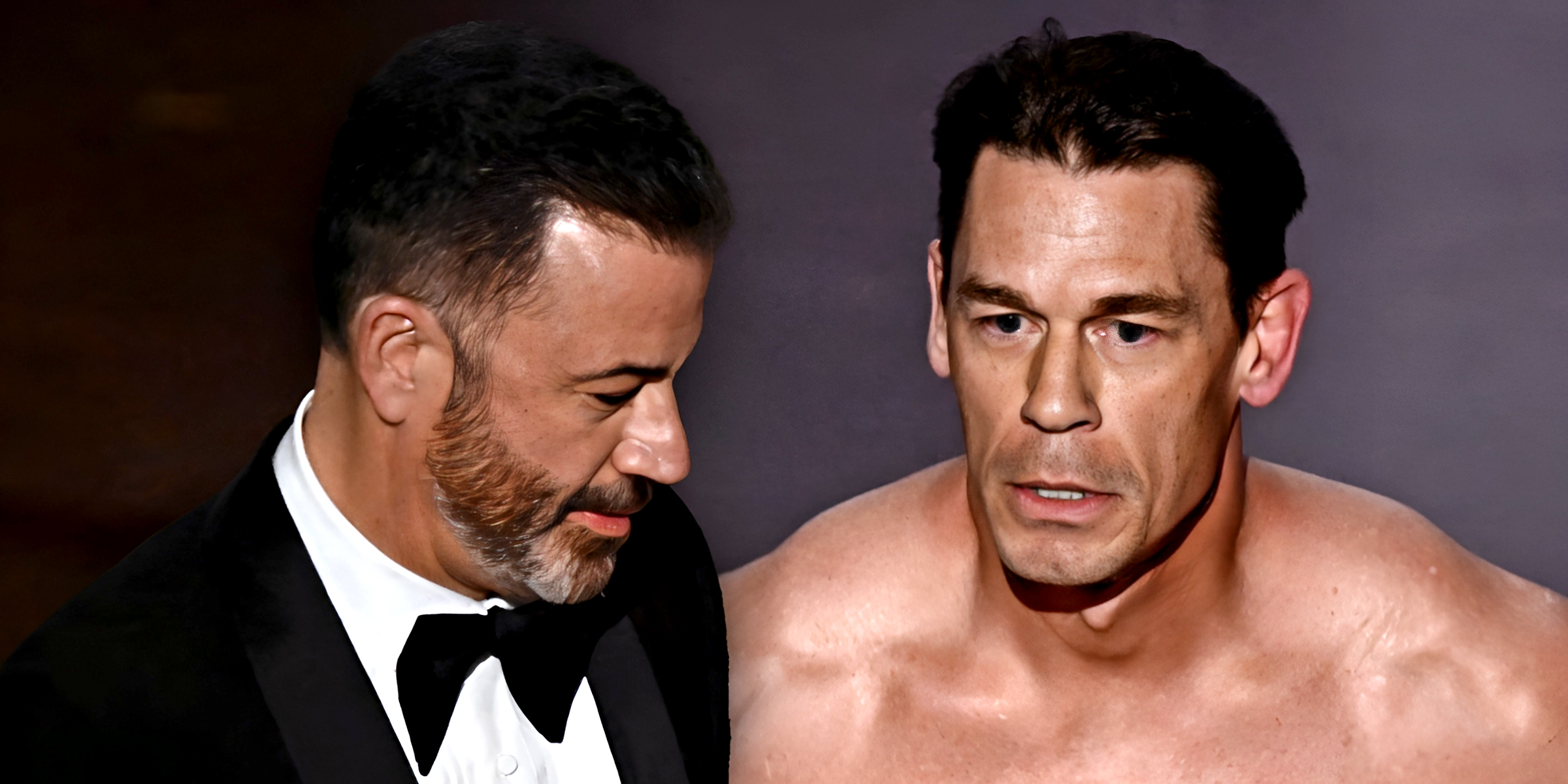 Jimmy Kimmel | John Cena | Source: Getty Images
