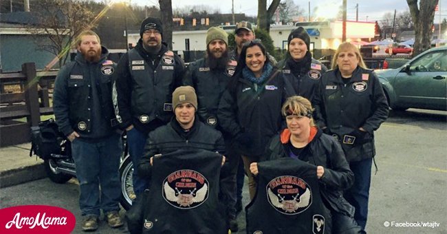 Group of bikers escorted 14-year-old to school after she had been bullied