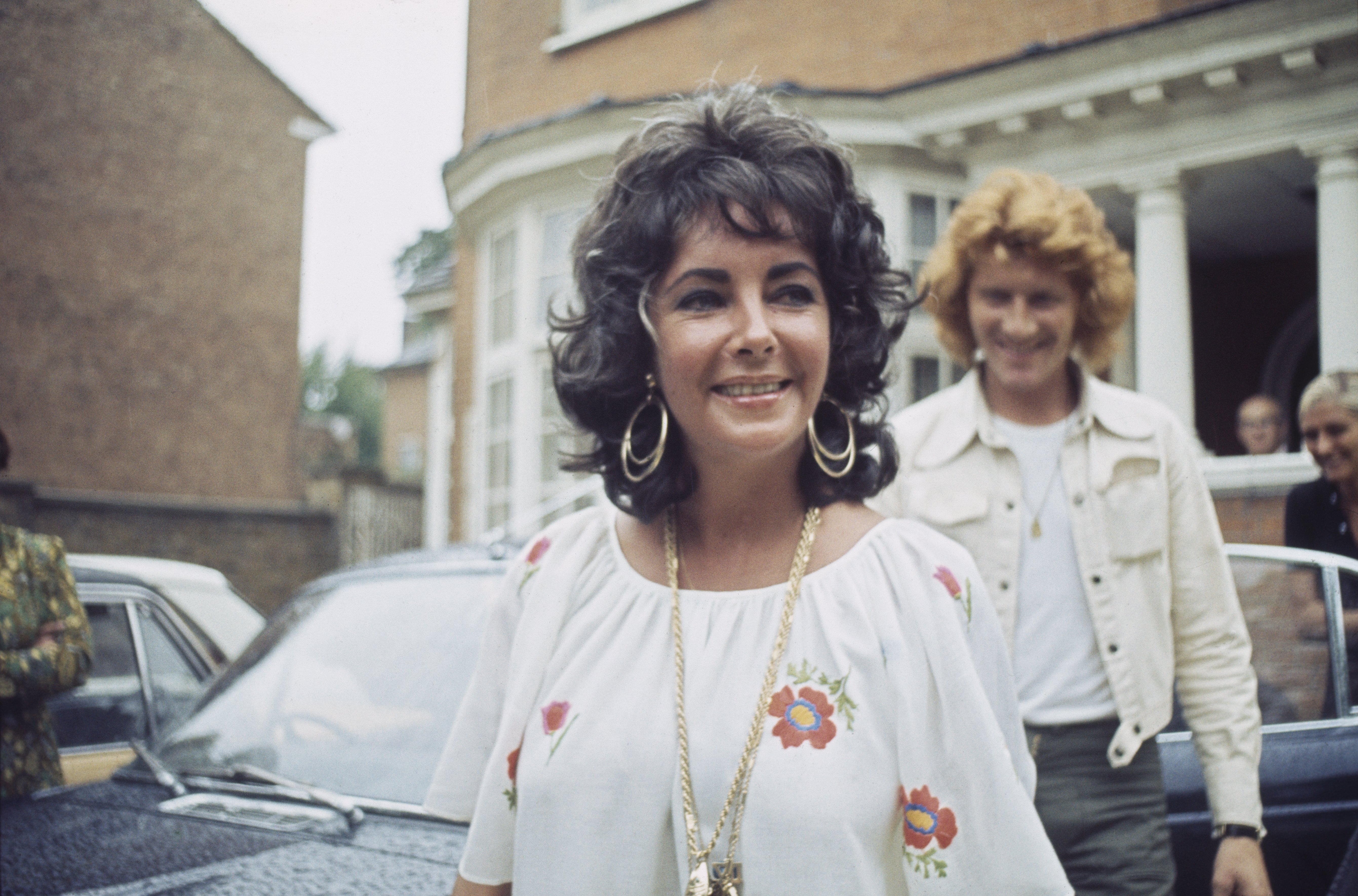 Elizabeth Taylor in London on 29th July 1971 | Source: Getty Images
