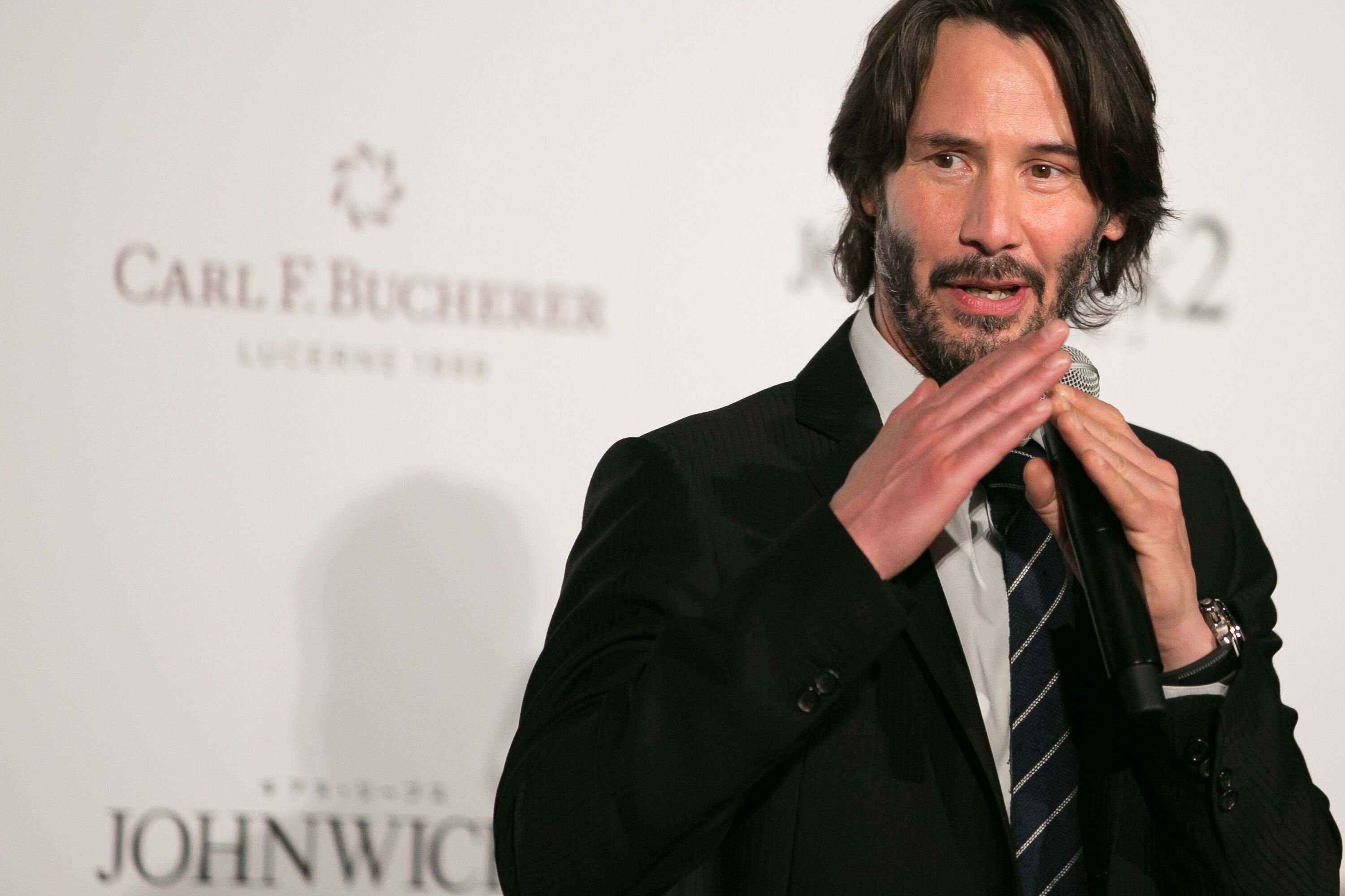Keanu Reeves attends the Japan premiere of 'John Wick: Chapter 2' at Roppongi Hills  | Getty Images