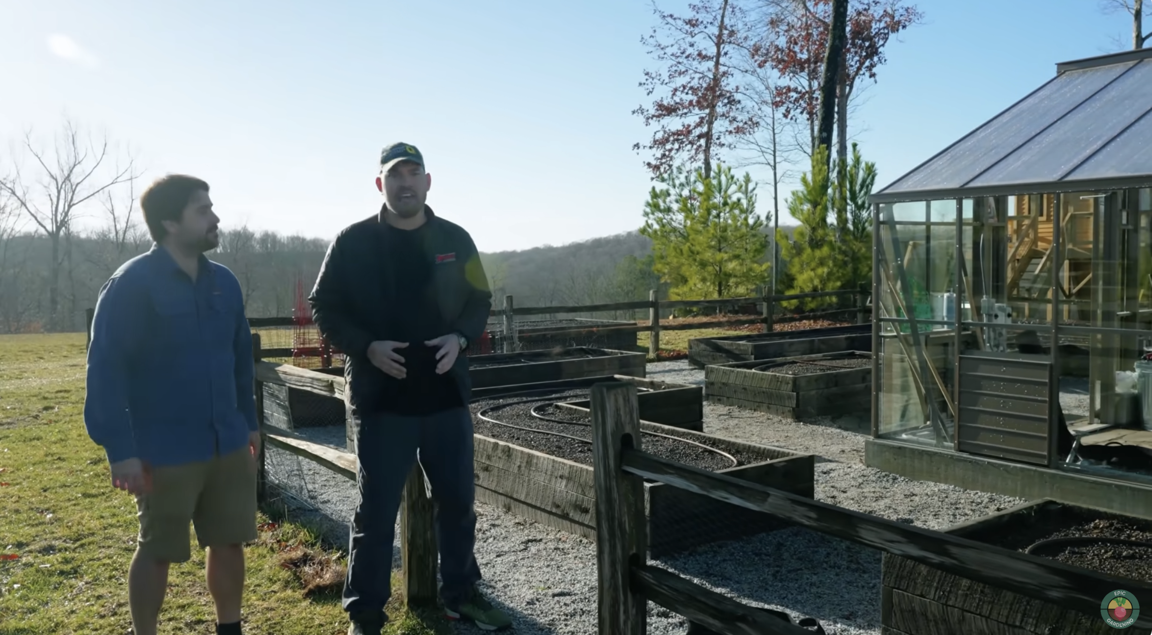 Jacques and Kevin Espiritu appear on "Epic Gardening" on February 18, 2023, in Franklin, Nashville. | Source: YouTube/EpicGardening