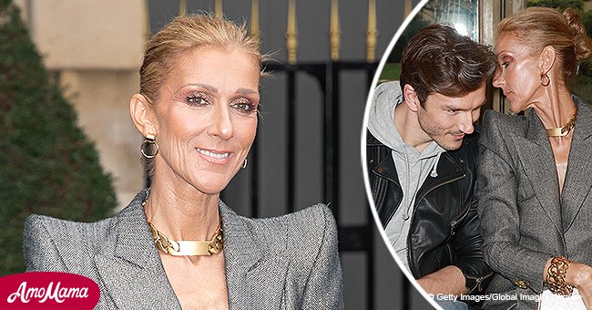 Céline Dion, 50, Glows in a Plunging Silver Trouser Suit, Gets Comfortable with Pepe Muñoz, 34