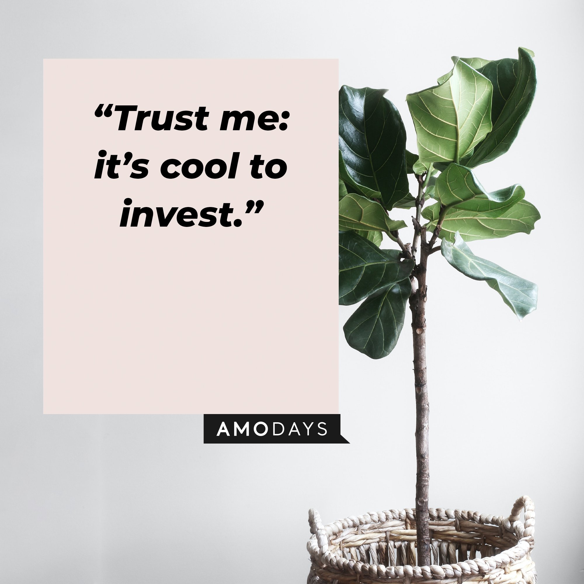 Juice WRLD’s quote: “Trust me: it’s cool to invest.” | Image: AmoDays