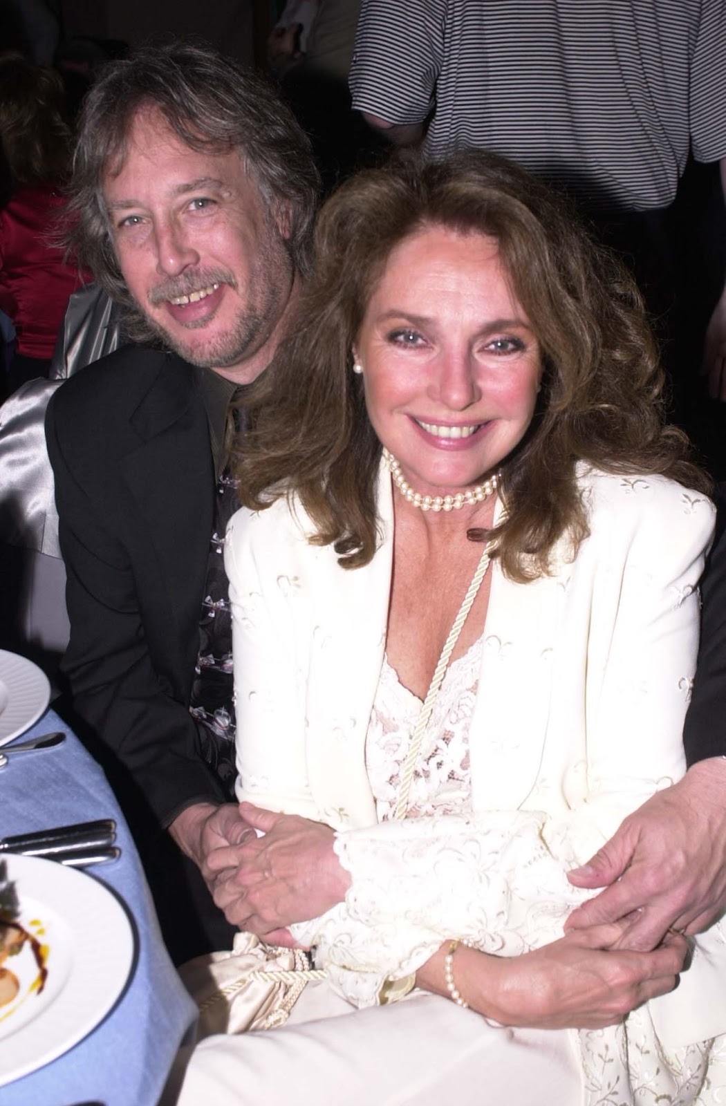 Mervin Louque and Jennifer O'Neill during Michael Jordan's Celebrity Golf Invitational Opening Party in 2001 in Paradise Island, Bahamas. | Source: Getty Images