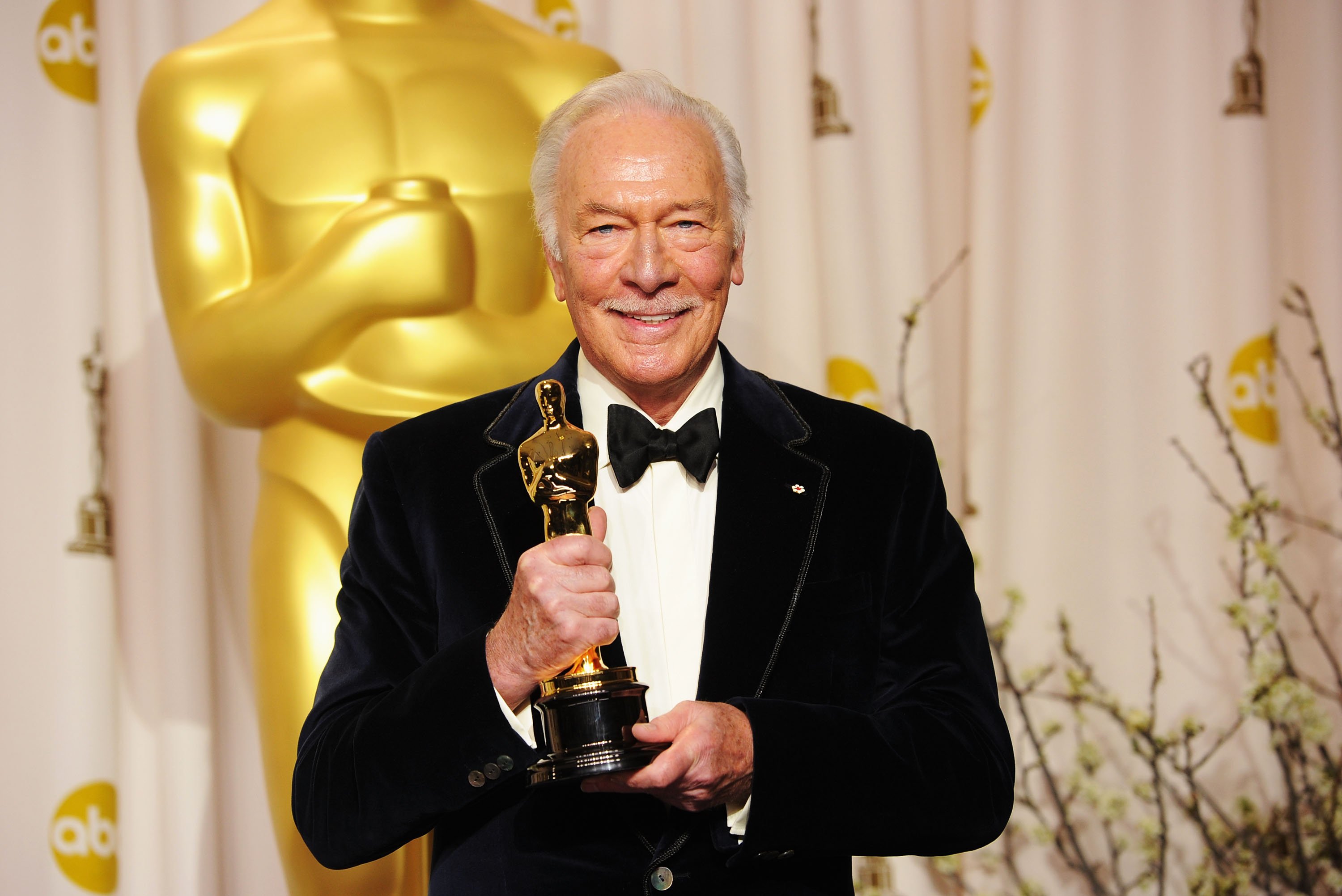 Christopher Plummer poses in the press room at the 84th Annual Academy Awards held at the Hollywood & Highland Center on February 26, 2012, in Hollywood, California | Source: Getty Images