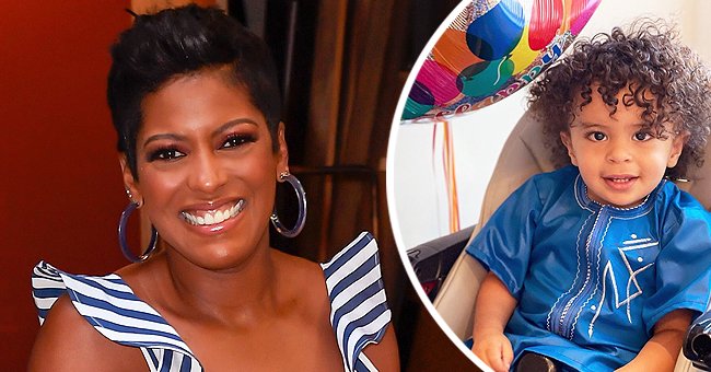 Tamron Hall's Curly-Haired Son Moses Proves He Has Her Eyes as He ...