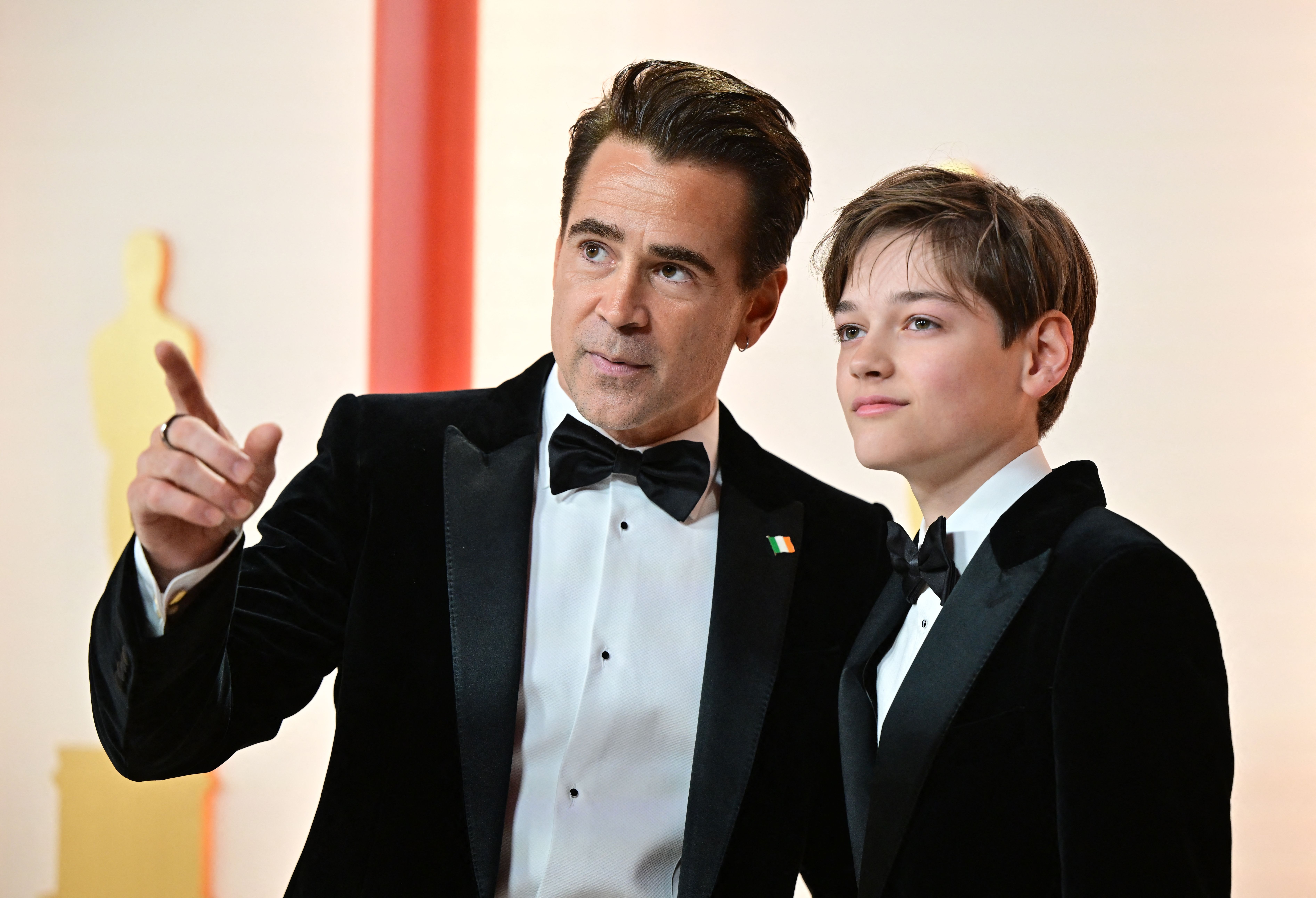 Colin Farrell and his son Henry at the Academy Awards in Hollywood in 2023 | Source: Getty Images