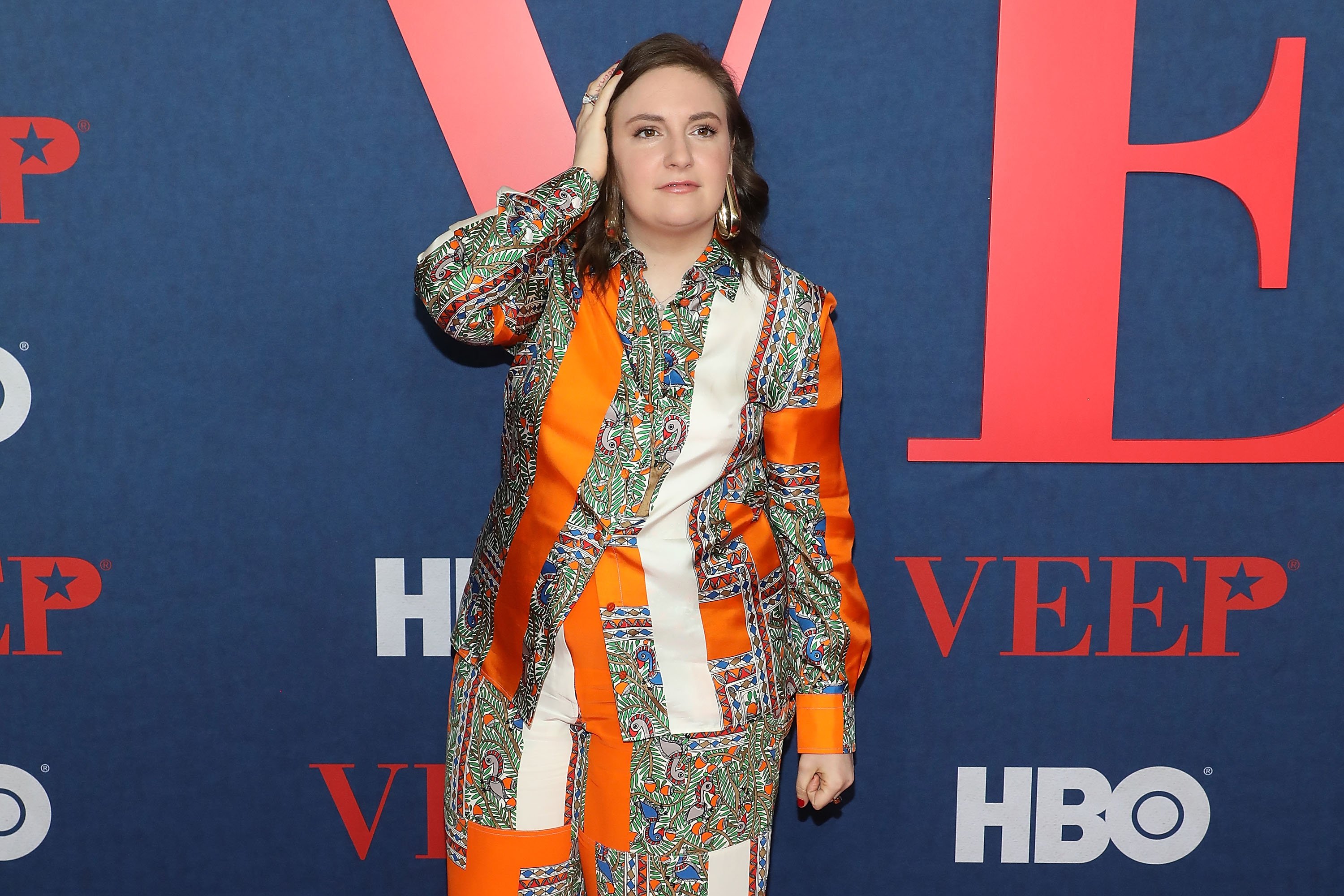Lena Dunham attends the premiere of "Veep" final season in New York City on March 26, 2019 | Photo: Getty Images