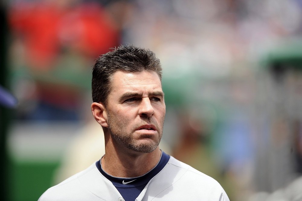 Jim Edmonds walking in the dugout before the game against the Washington Nationals at Nationals Park in Washington DC in April 2010. | Image: Getty Images.