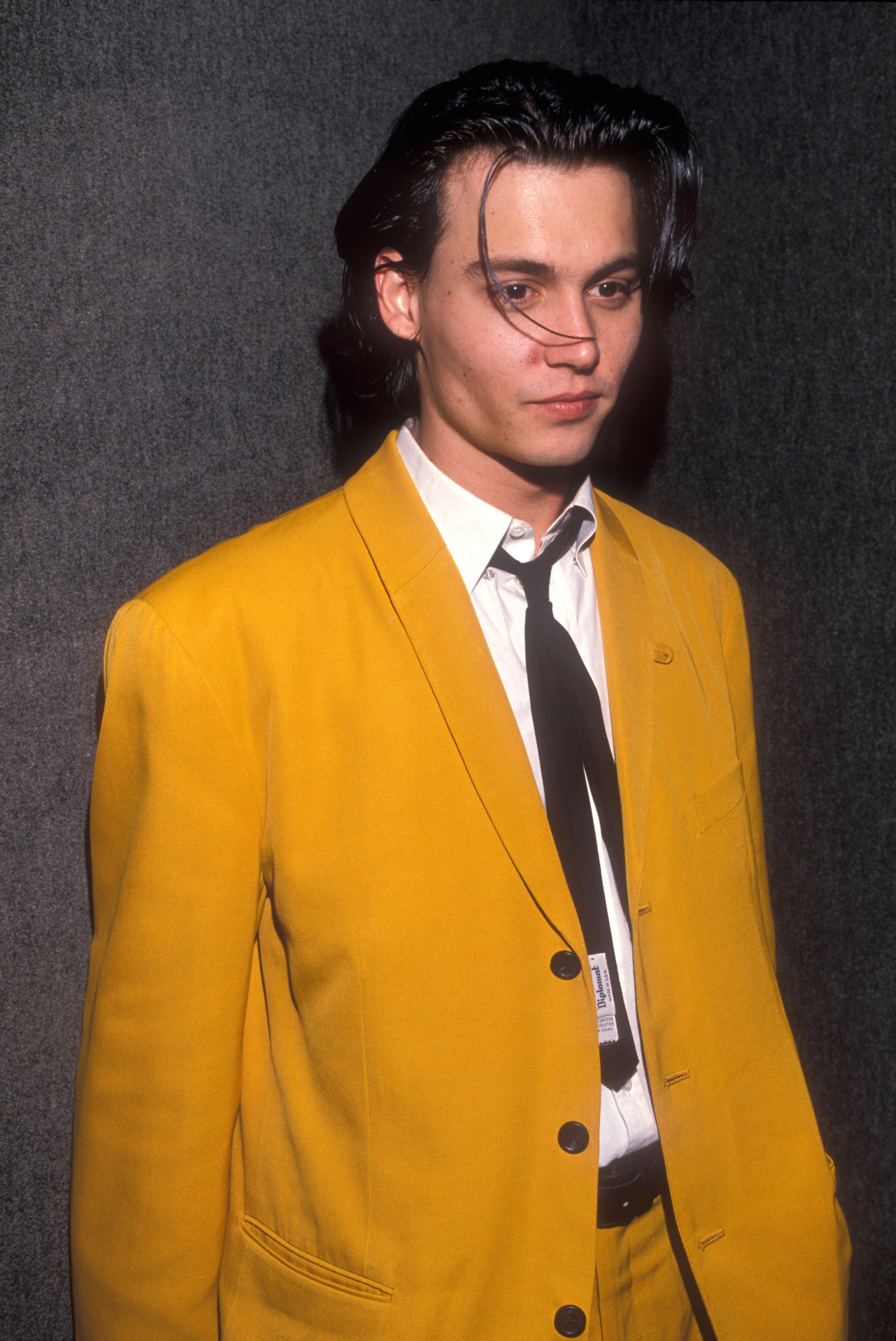 Johnny Depp at the Cry-Baby premiere in Baltimore, Maryland, on July 1, 1990. | Source: Ke.Mazur/WireImage/Getty Images