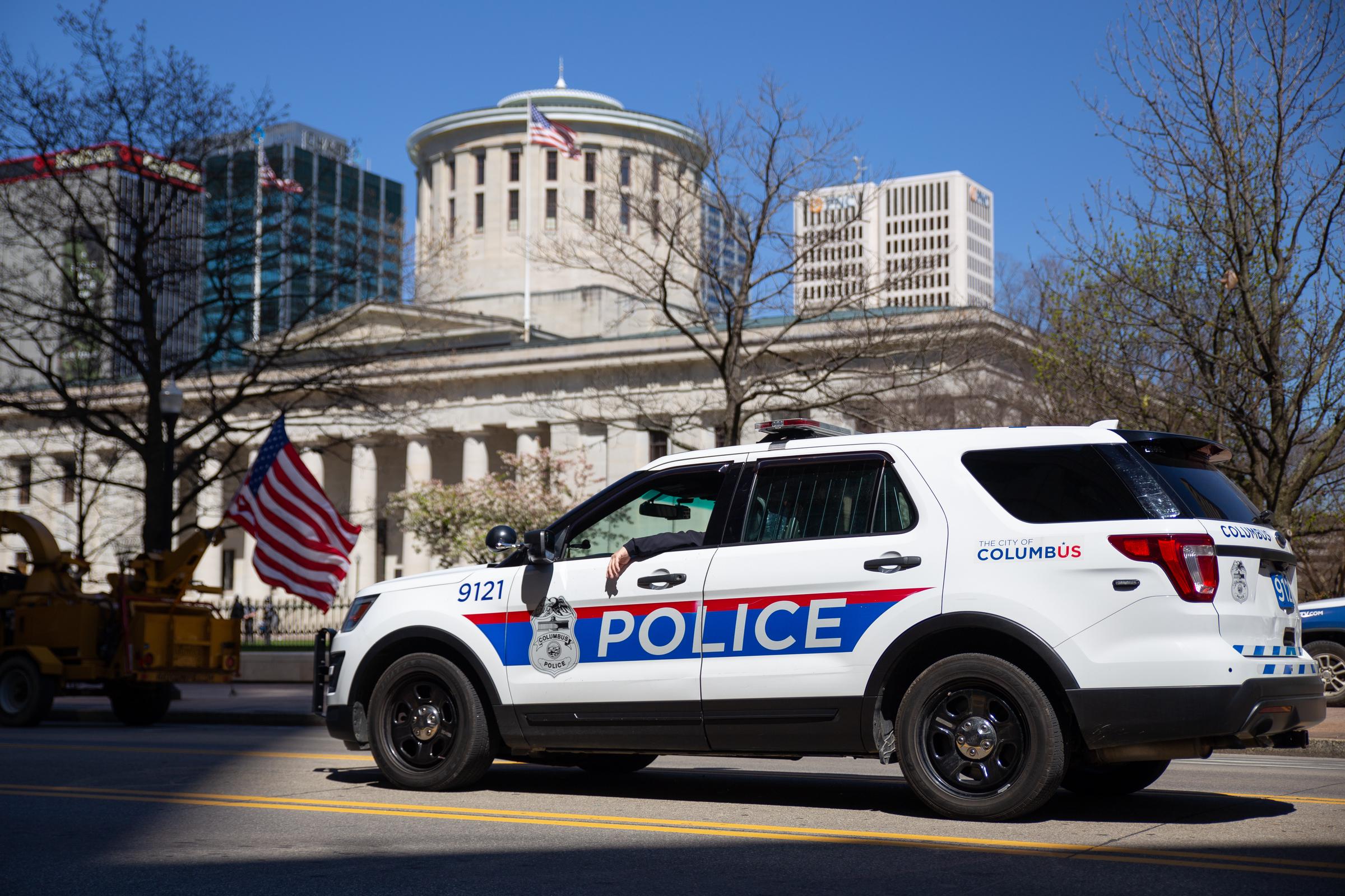 Columbus police patrol car seen in Ohio. | Source: Getty Images
