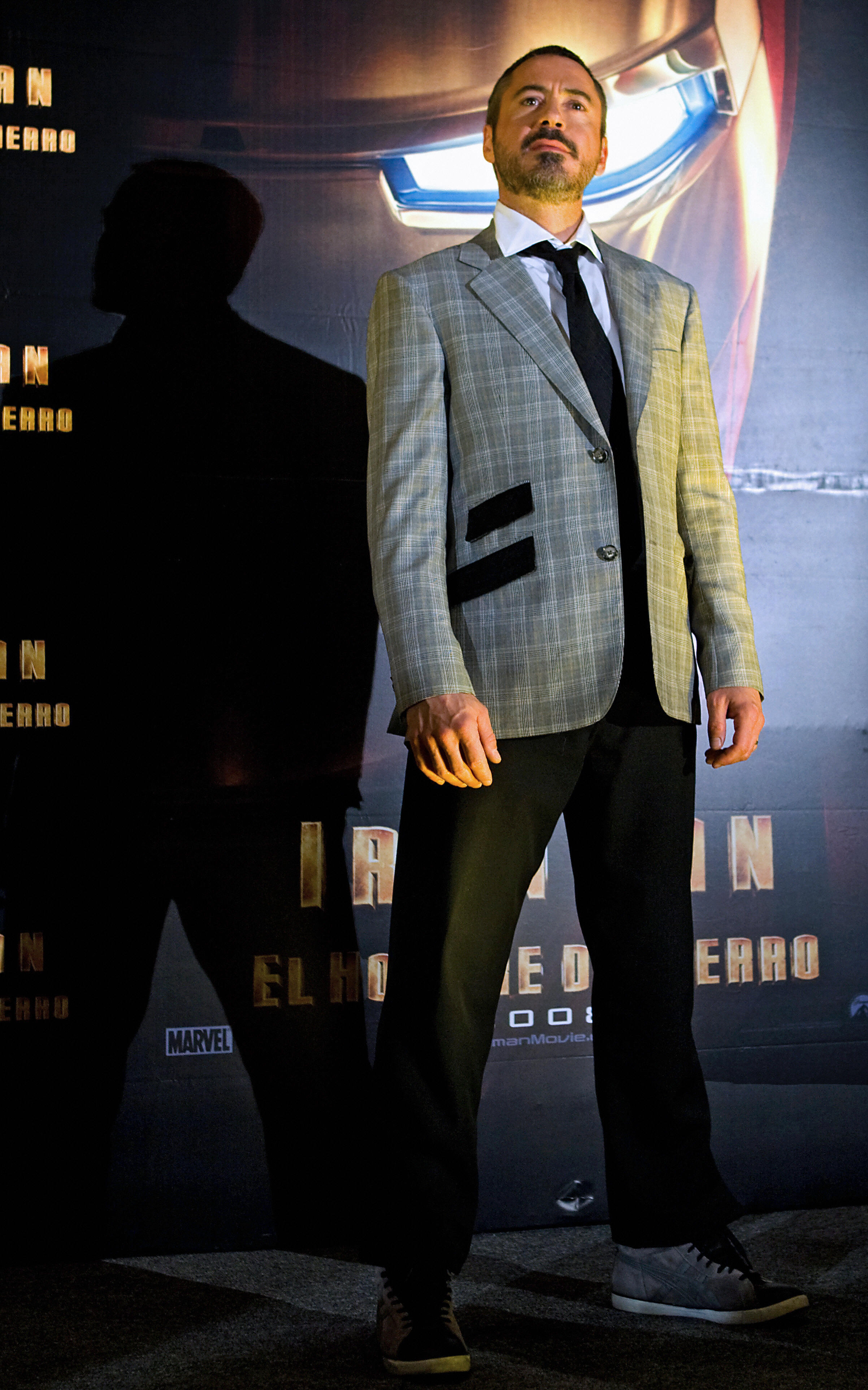 Robert Downey Jr. during the premiere of "Iron Man" in Mexico City on April 9, 2008 | Source: Getty Images