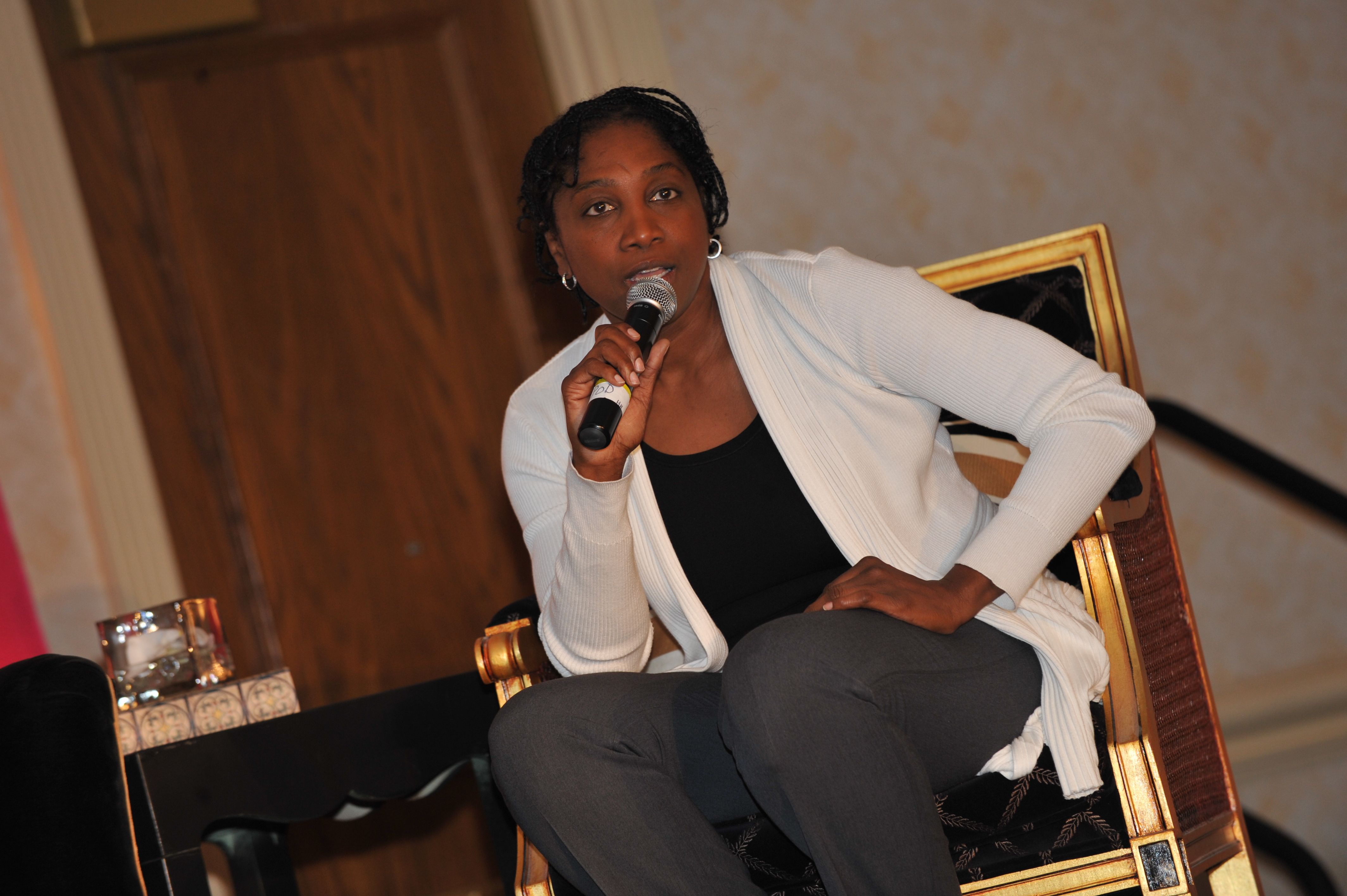 Teresa Edwards attends The Steve & Marjorie Harvey Foundation at Stone Mountain Park on October 29, 2011 | Photo: Getty Images