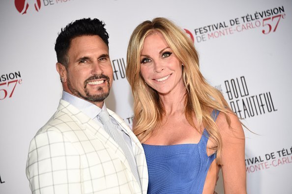 Don Diamont and Cindy Ambuehl attend the 'The Bold and The Beautiful' 30th Anniversary during the 57th Monte Carlo TV Festival : Day 3 in Monte-Carlo, Monaco. | Photo: Getty Images