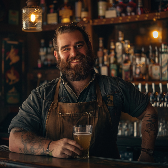 A bartender | Source: Midjourney