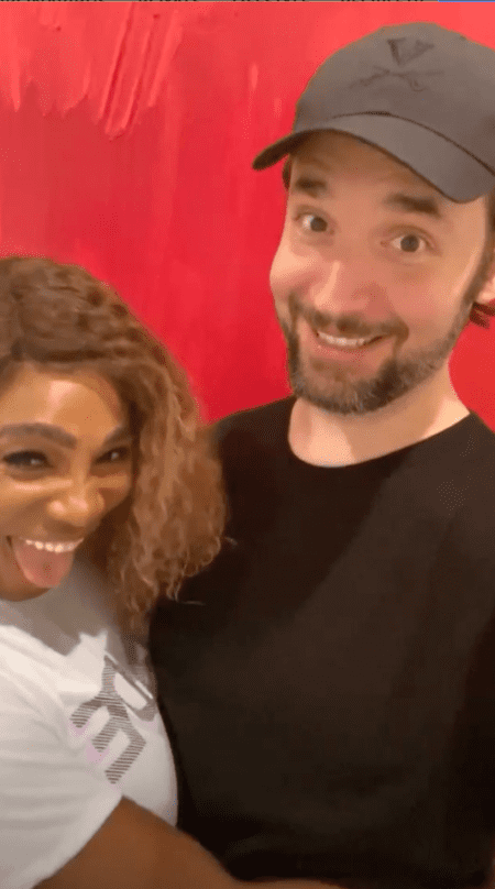 Smiling photo of Serena Williams and her husband on her Instagram stories | Photo: Instagram/serenawilliams