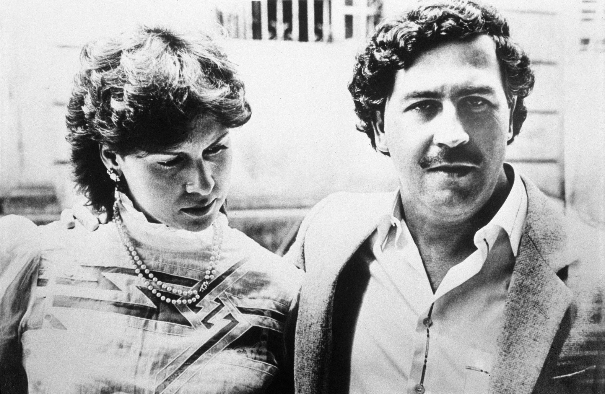 Photo of Victoria Eugenia Henao and Pablo Escobar in 1983 | Source: Getty Images