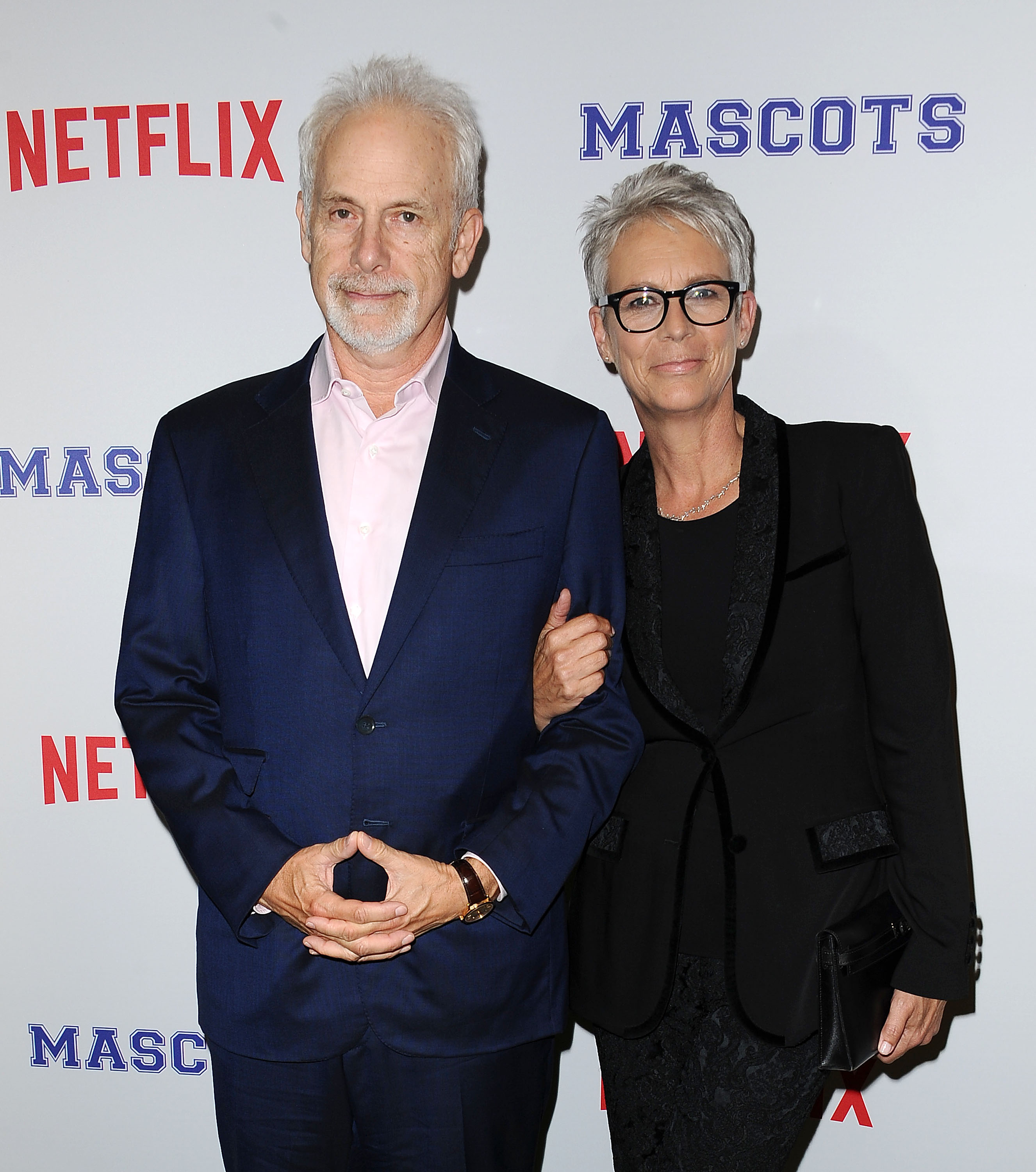 Christopher Guest and Jamie Lee Curtis attend a screening of "Mascots" at Linwood Dunn Theater on October 5, 2016 in Los Angeles, California | Source: Getty Images