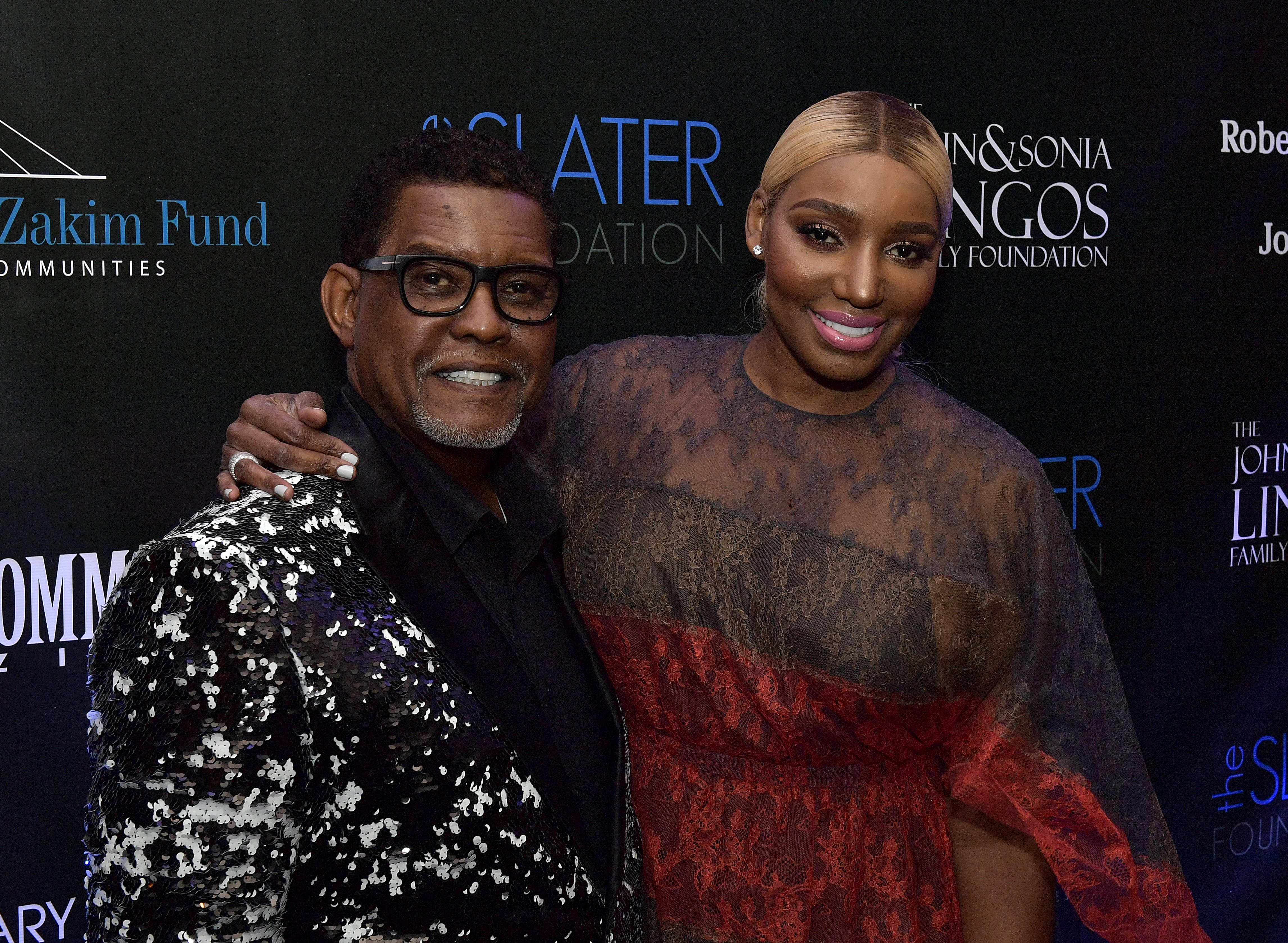 Gregg Leakes and NeNe Leakes pose on the red carpet at the Lenny Zakim Fund's 9th Annual Casino Night to raise money to support more than 60 grassroots organizations that enable and empower under-resourced people and communities to address social and economic injustice on March 3, 2018, in Boston, MA. | Source: Getty Images