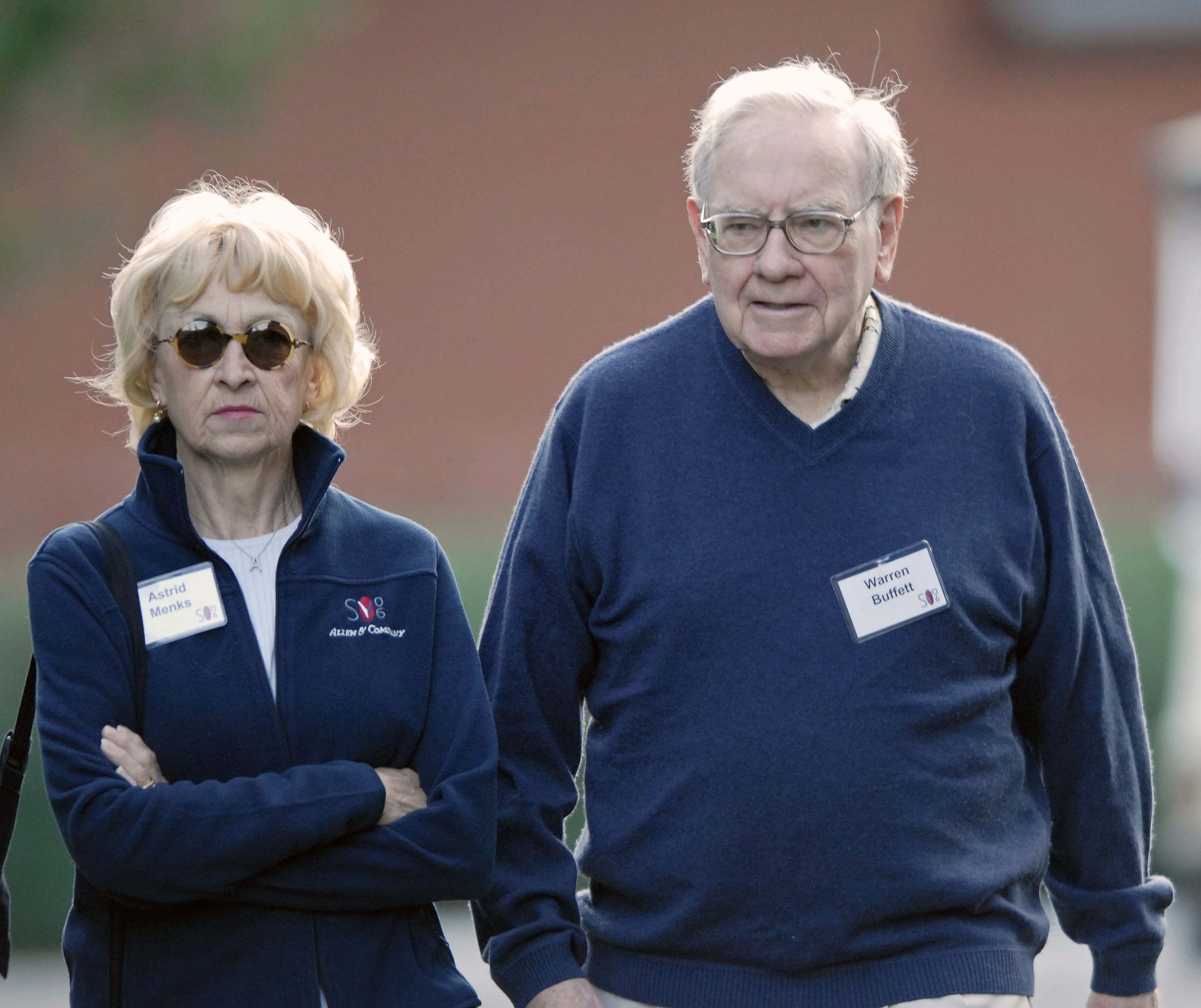 Astrid Menks and Warren Buffett, 2006. | Source: Getty Images