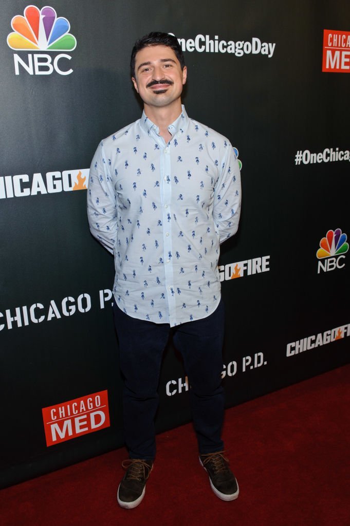 Yuri Sardarov at the 2018 press day for "Chicago Fire", "Chicago PD", and "Chicago Med. | Source: Getty Images