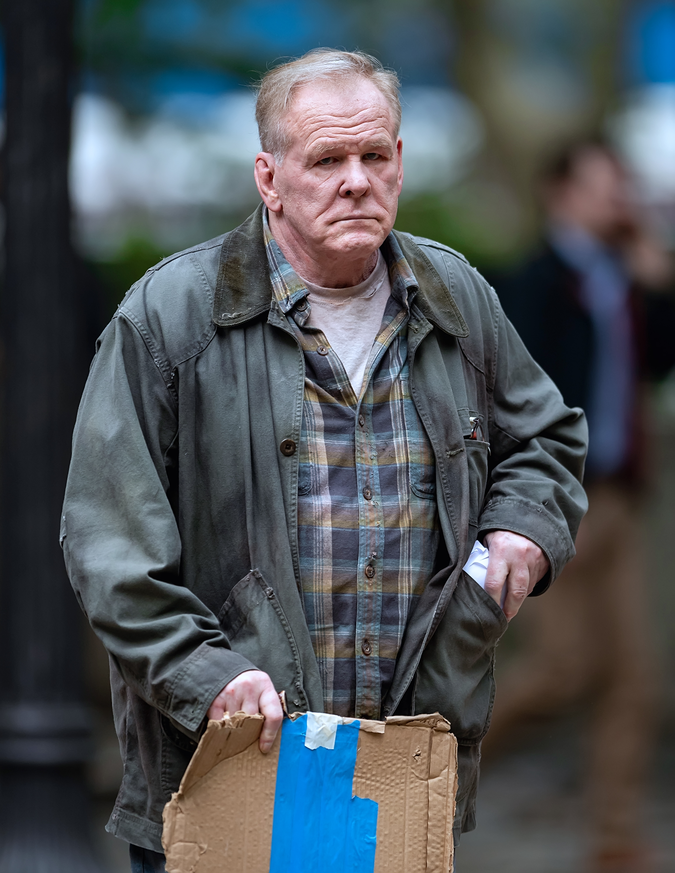 Nick Nolte pictured on set of the movie "Rittenhouse" 2021 | Source: Getty Images