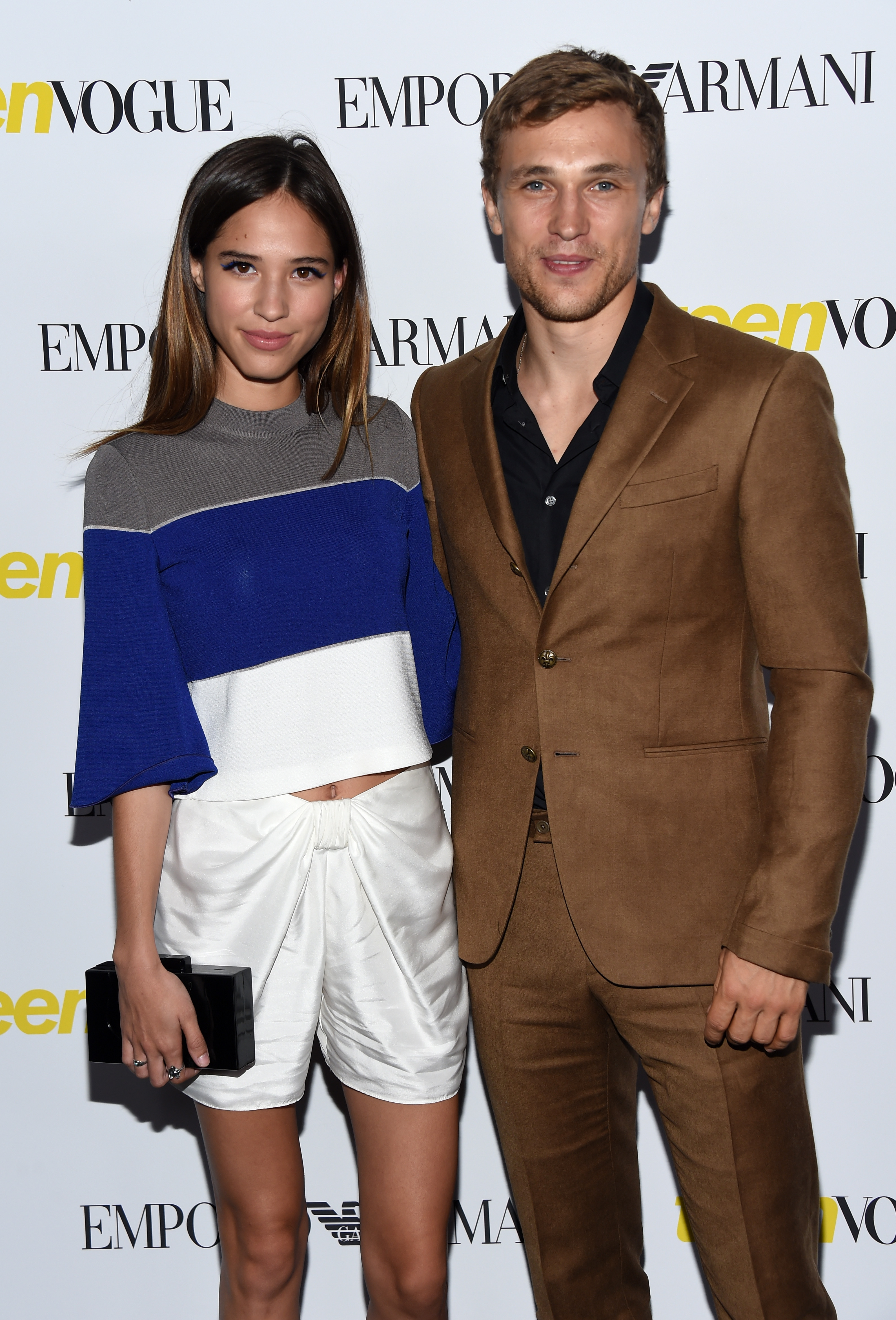 Kelsey Asbille and William Moseley at Teen Vogue's 13th Annual Young Hollywood Issue Launch Party on October 2, 2015, in Los Angeles, California. | Source: Getty Images