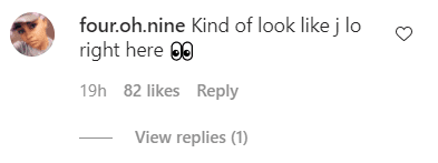 A fan's comment on Tia Mowry's selfie. | Photo: Instagram/Tiamowry