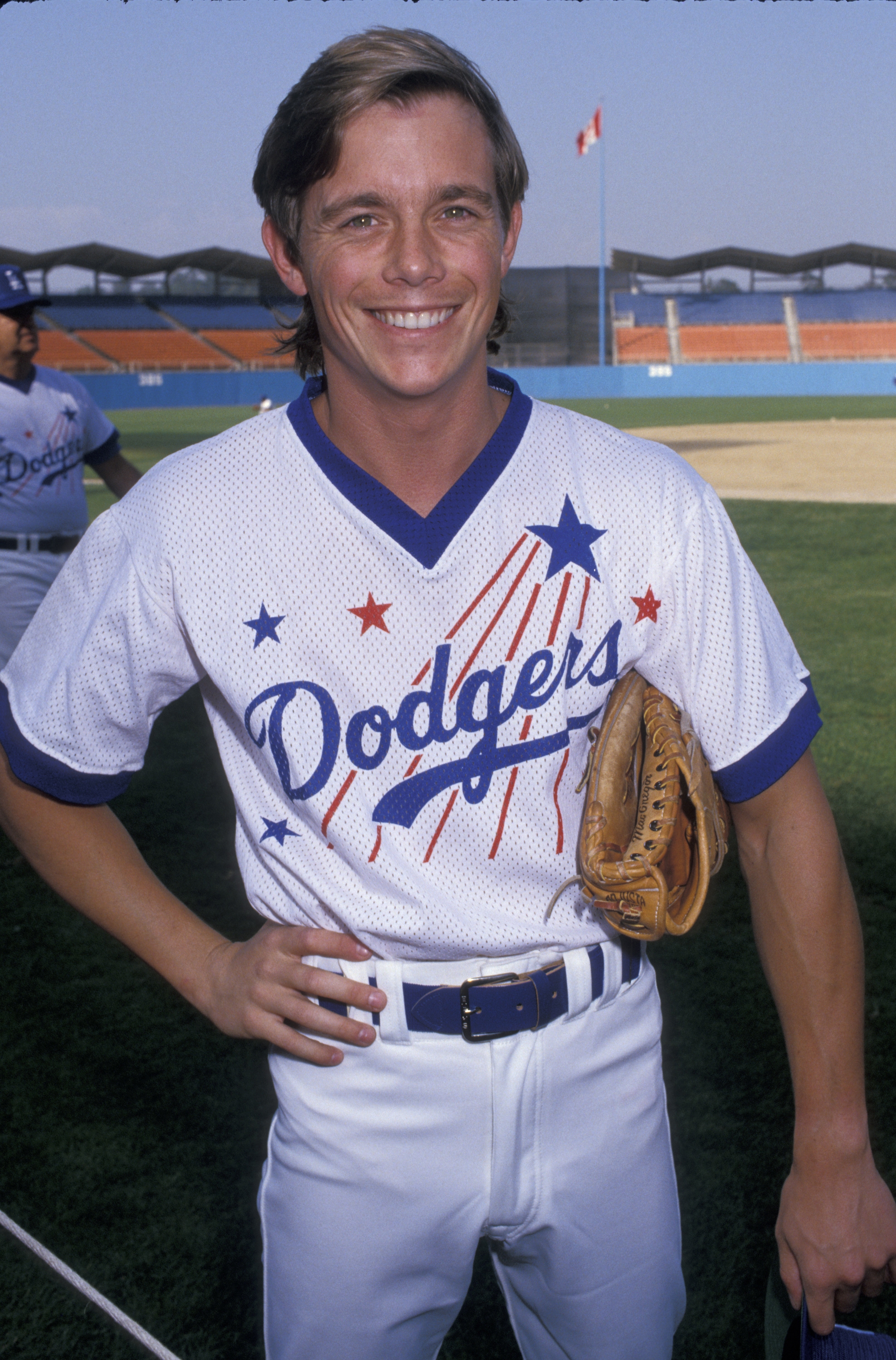 Christopher Atkins pictured during the Hollywood All-Star Baseball Game on August 29, 1987 | Source: Getty Images