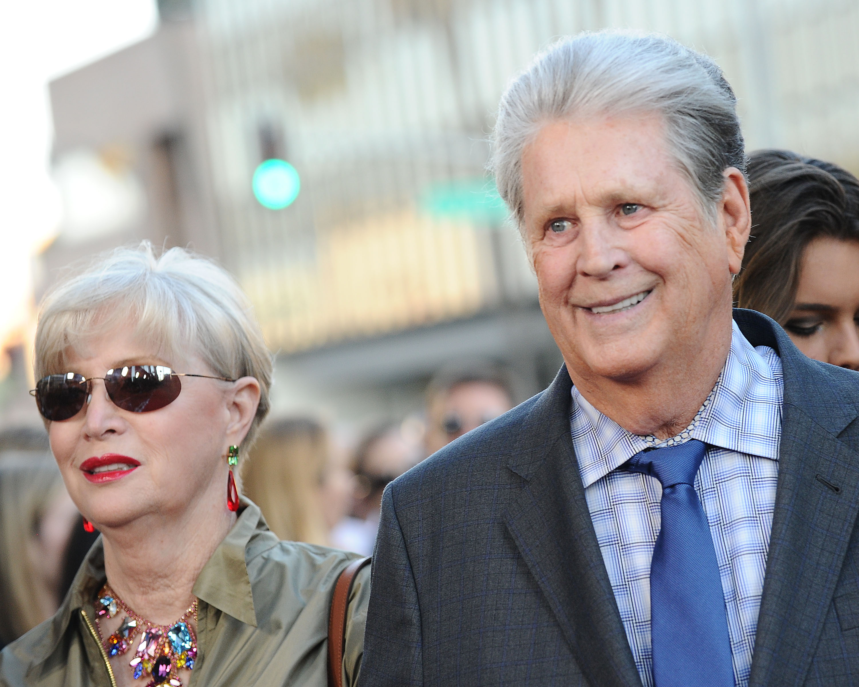 Brian Wilson and Melinda Wilson at the premiere of "Love & Mercy" on June 2, 2015, in Beverly Hills, California. | Source: Getty Images