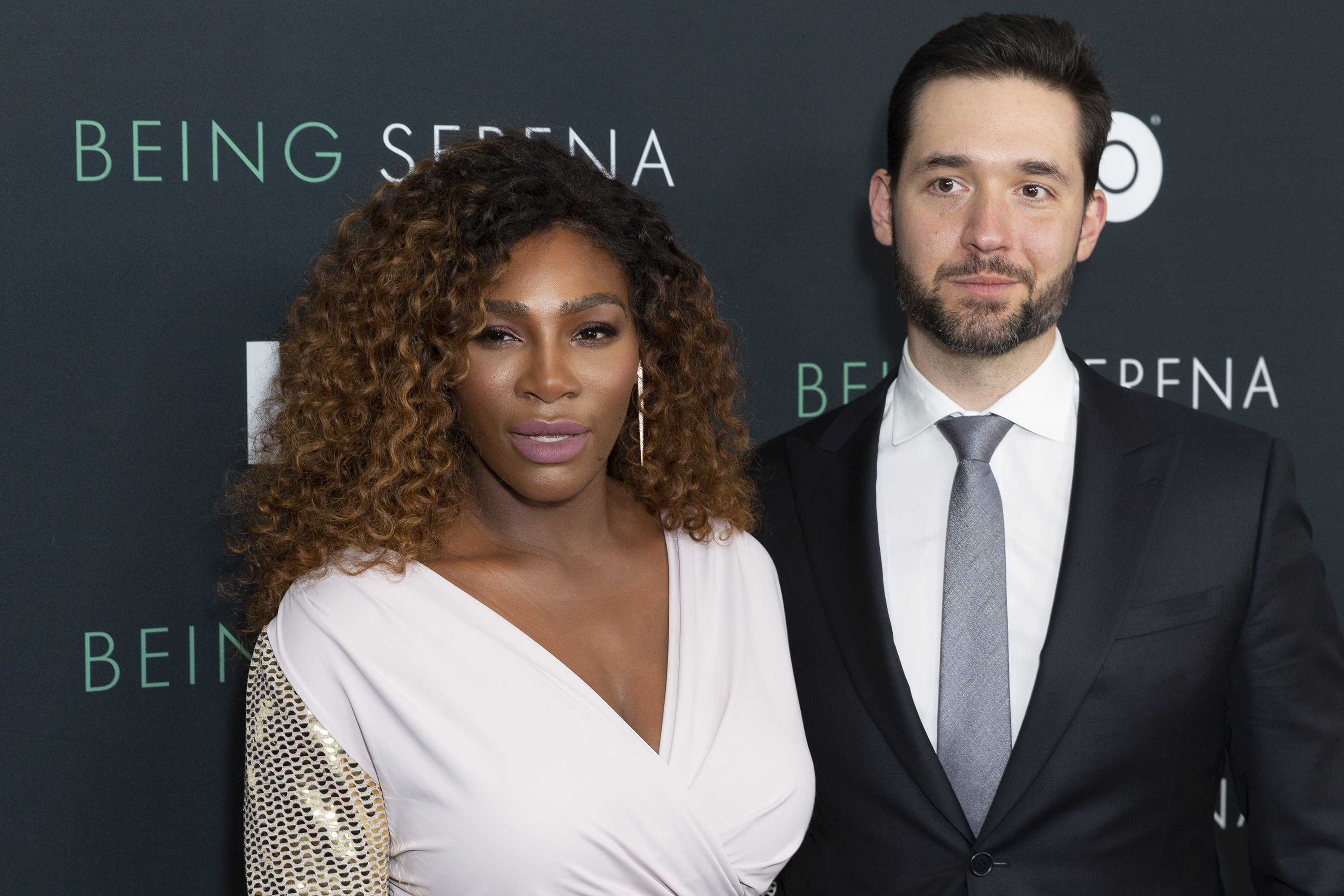 Serena Williams and Alexis Ohanian at the premiere of "Being Serena" on April 25, 2018, in New York. | Source: Lev Radin/Pacific Press/LightRocket/Getty Images