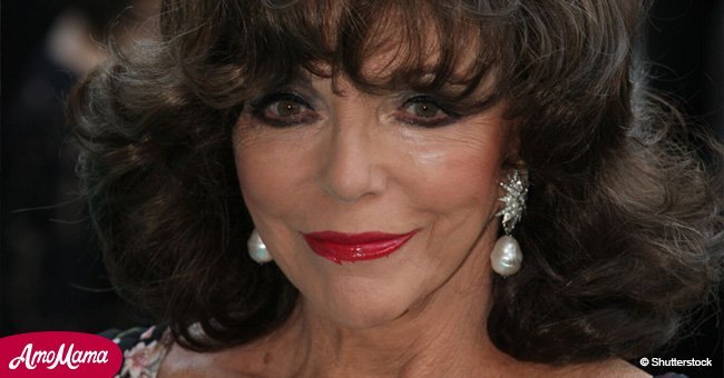 Joan Collins, 85, was attacked by an annoying fan in Saint-Tropez