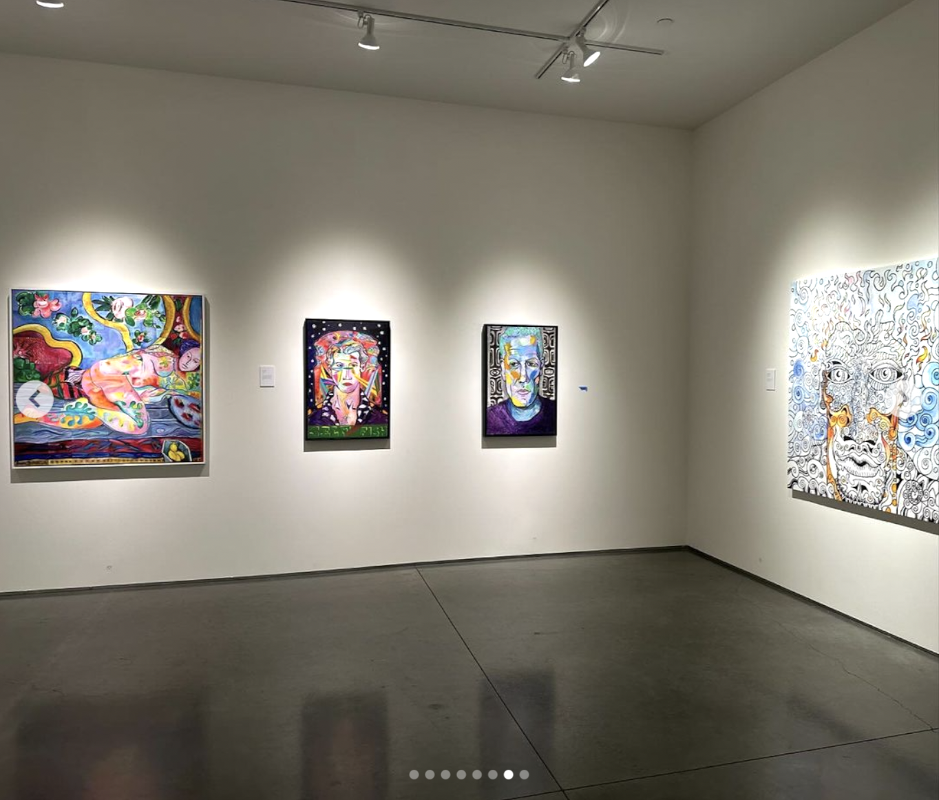 Pierce Brosnan's art exhibition, dated March 2024. | Source: Instagram/PierceBrosnanOfficial