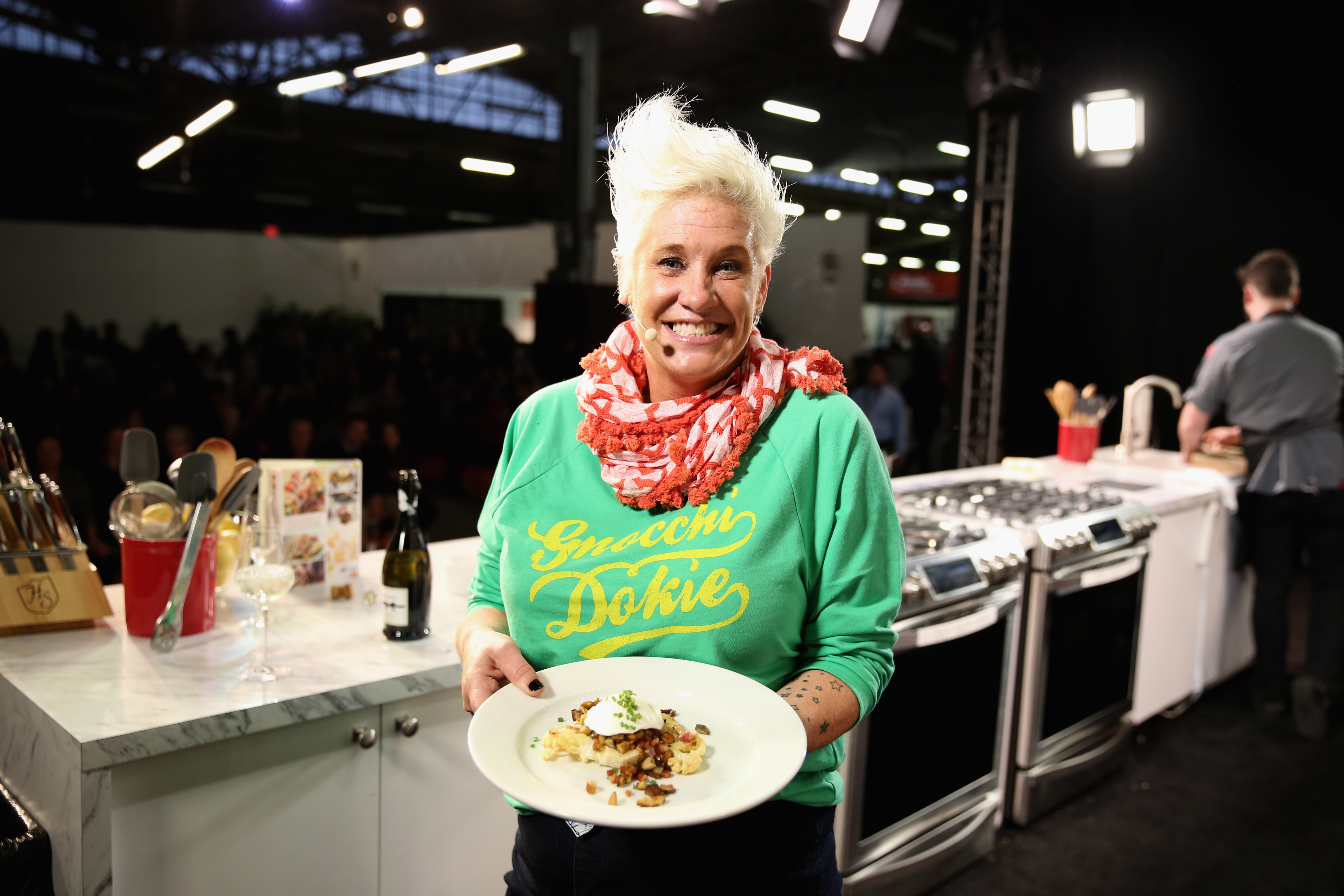 Chef Anne Burrell attends the New York City Wine & Food Festival on October 17, 2015 in New York City. | Source: Getty Images