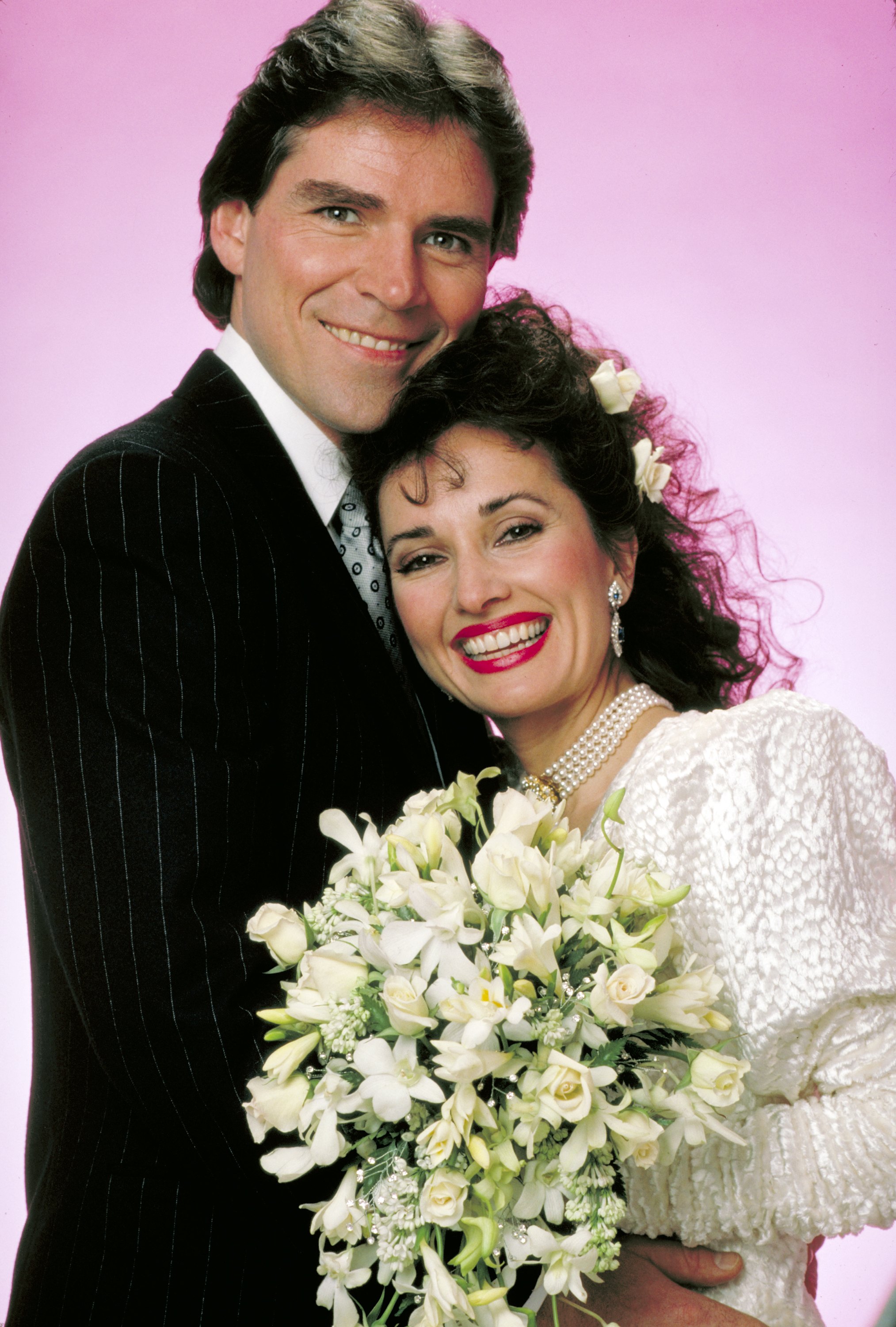 Larkin Malloy and Susan Lucci's wedding on "All My Children." March 2, 1988 | Source: Getty Images