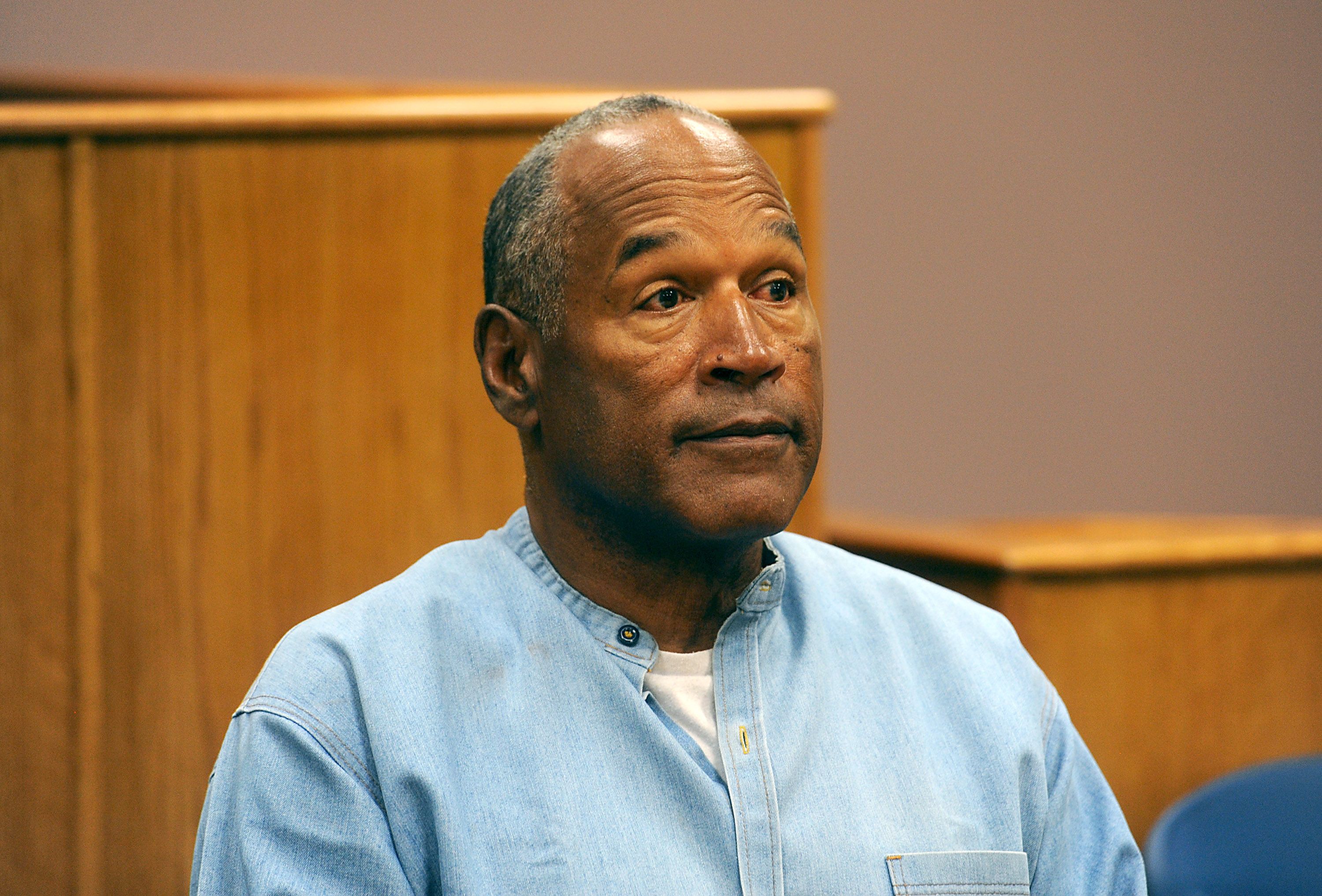 O.J. Simpson during his parole hearing at Lovelock Correctional Center July 20, 2017 in Lovelock, Nevada. | Source: Getty Images