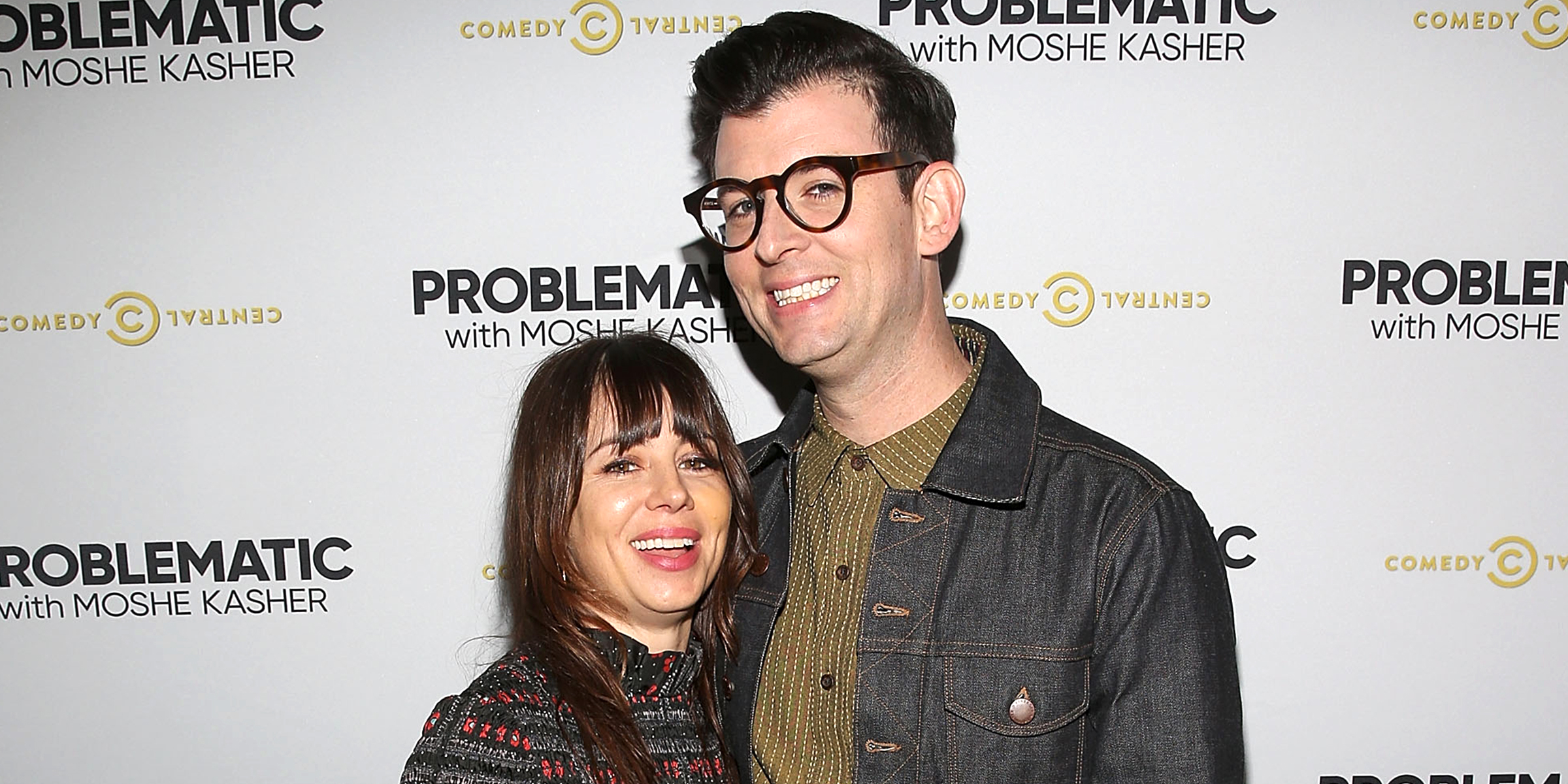 Natasha Leggero and Moshe Kasher. | Source: Getty Images