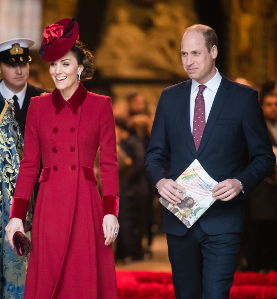  Catherine, Duchess of Cambridge and Prince William, Duke of Cambridge attend the Commonwealth Day Service 2020 on March 09, 2020 | Photo: Getty Images