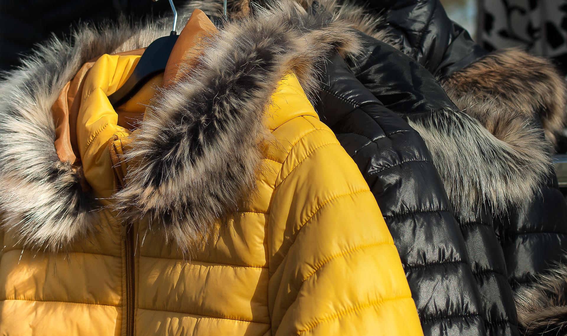 Abrigo de invierno con cuello de piel. | Foto: Pixabay